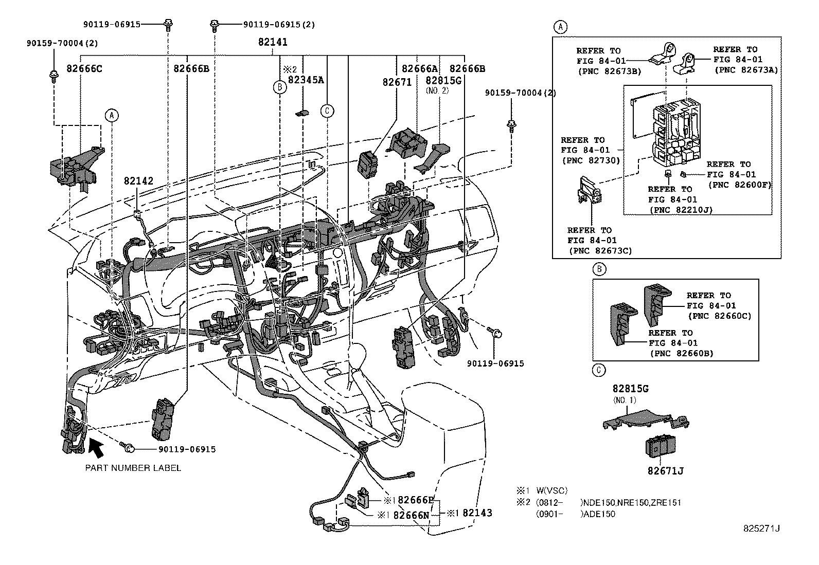 82817-12860 PROTECTOR, WIRING HARNESS, NO.3 product image