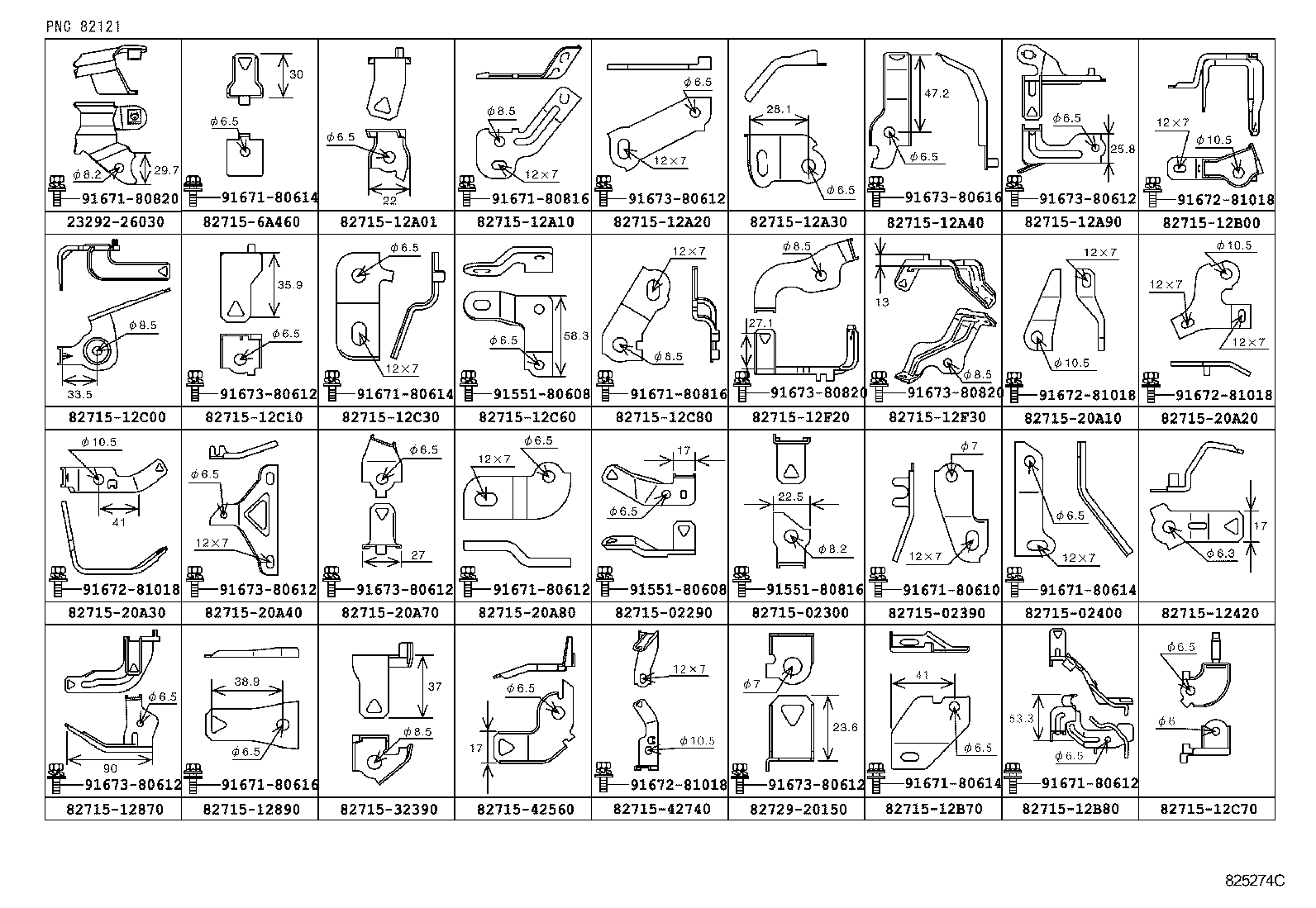 82817-12860 PROTECTOR, WIRING HARNESS, NO.3 product image