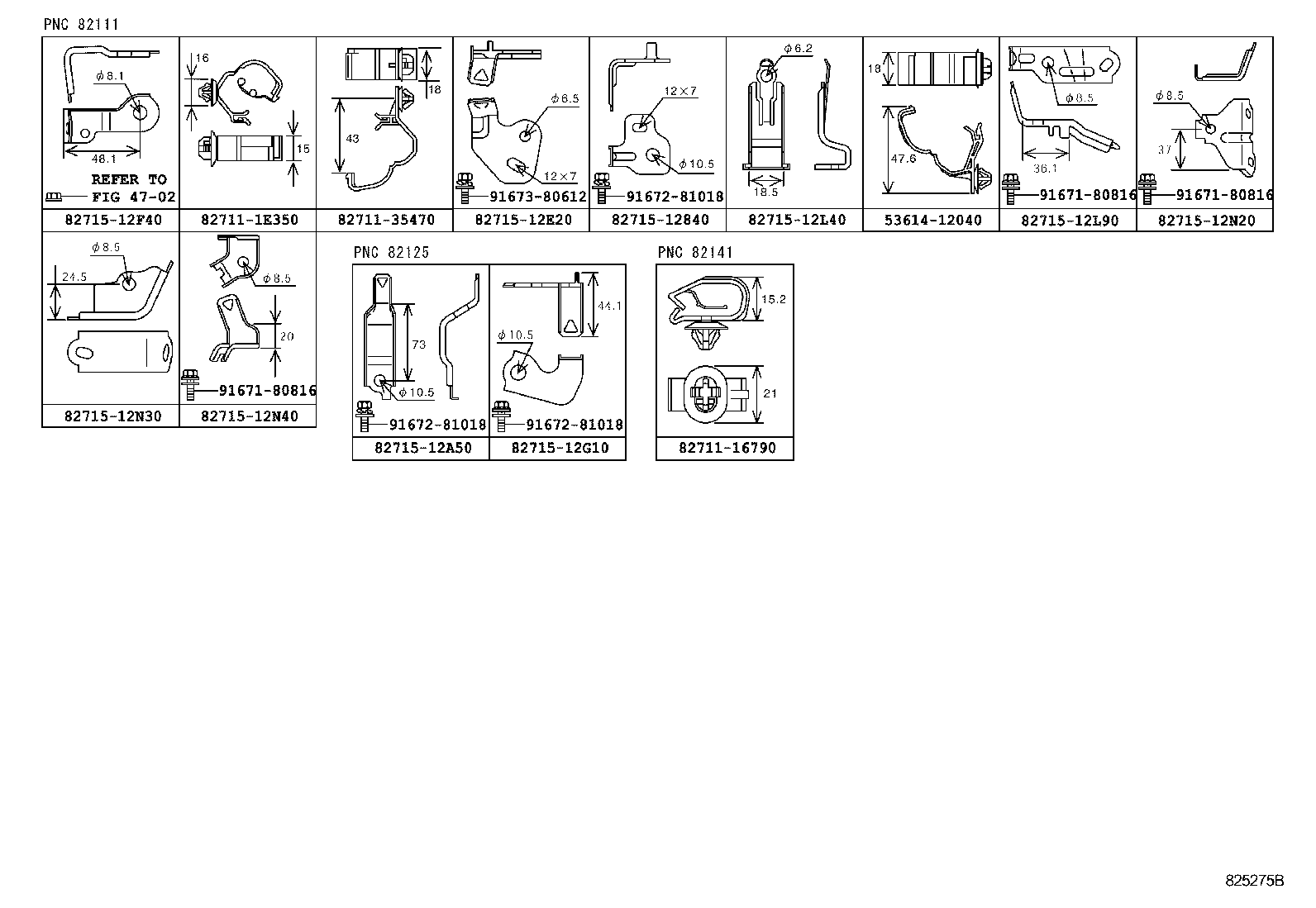 82817-12860 PROTECTOR, WIRING HARNESS, NO.3 product image