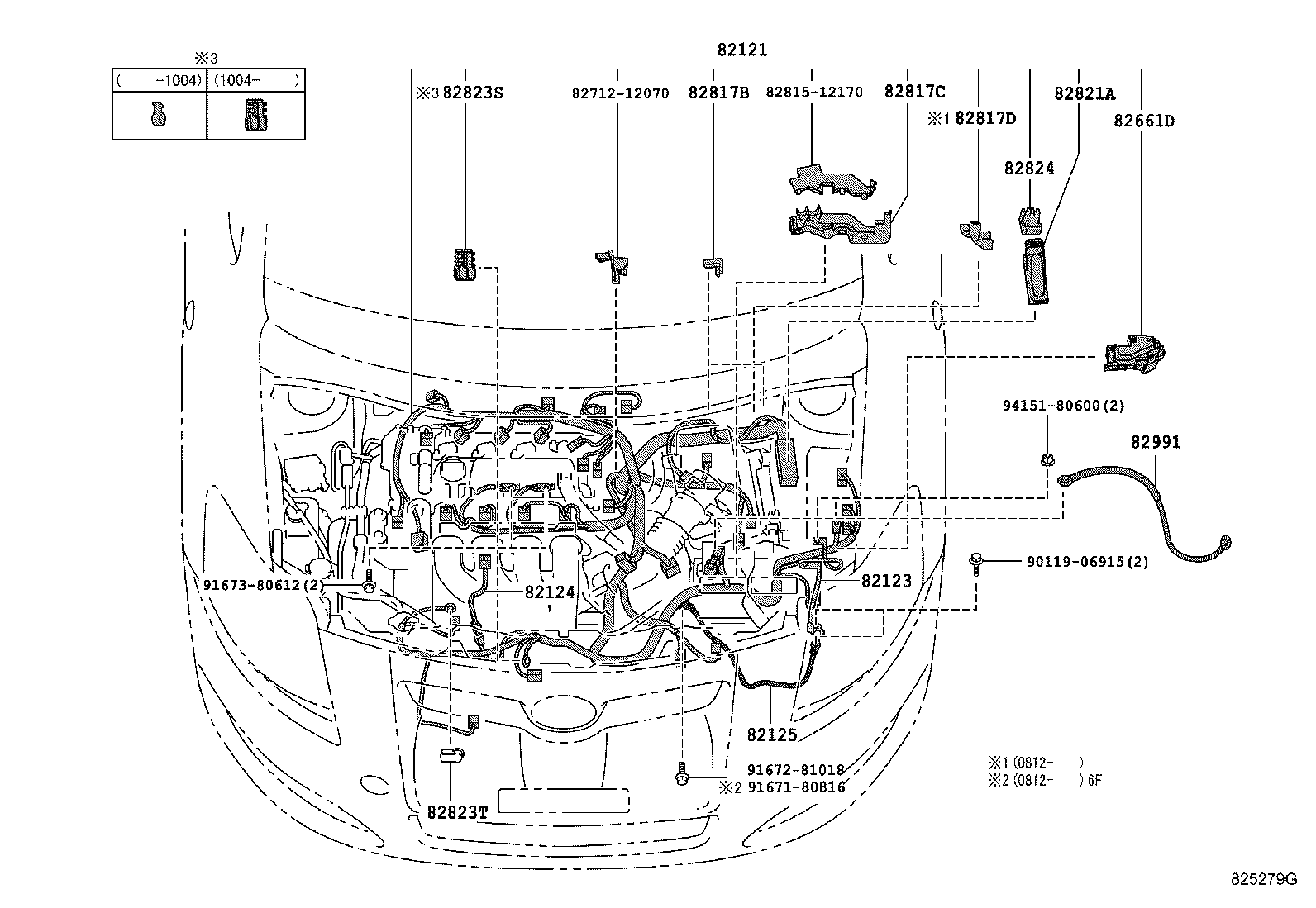 82817-12860 PROTECTOR, WIRING HARNESS, NO.3 product image