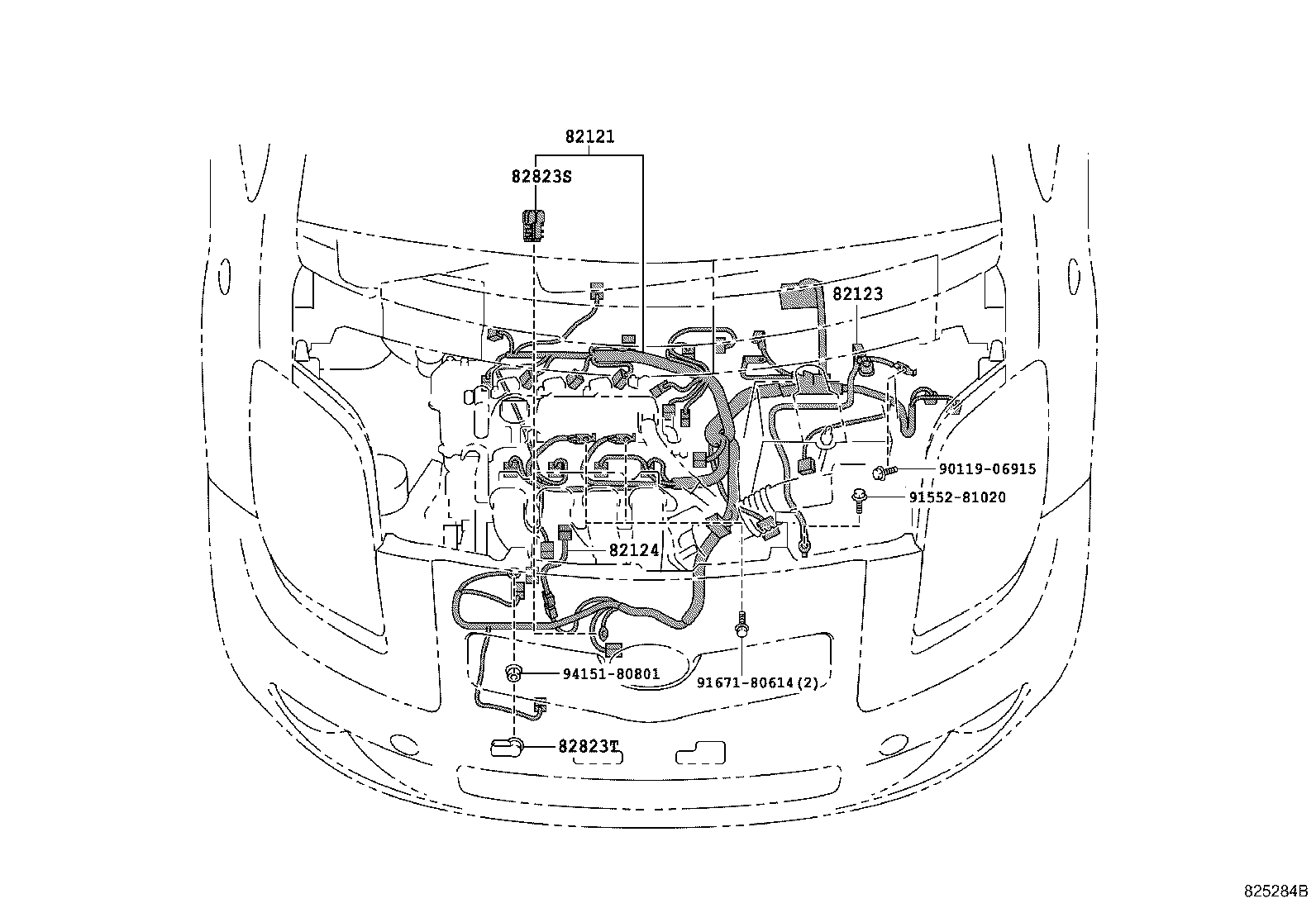 82817-52620 PROTECTOR, WIRING HARNESS, NO.9 product image