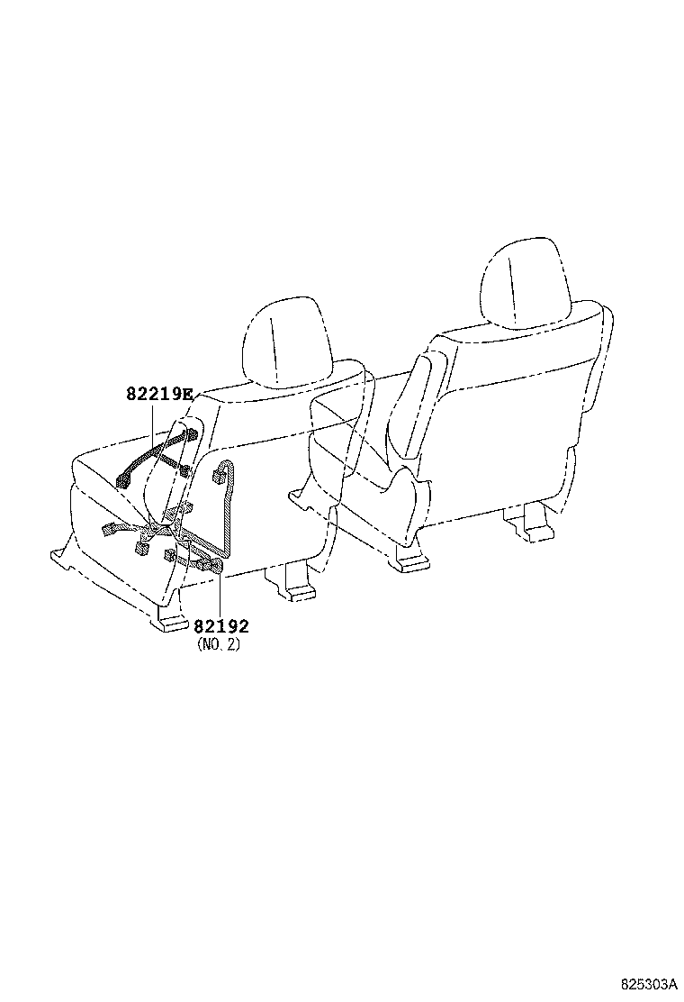 82121-13850 WIRE, ENGINE product image