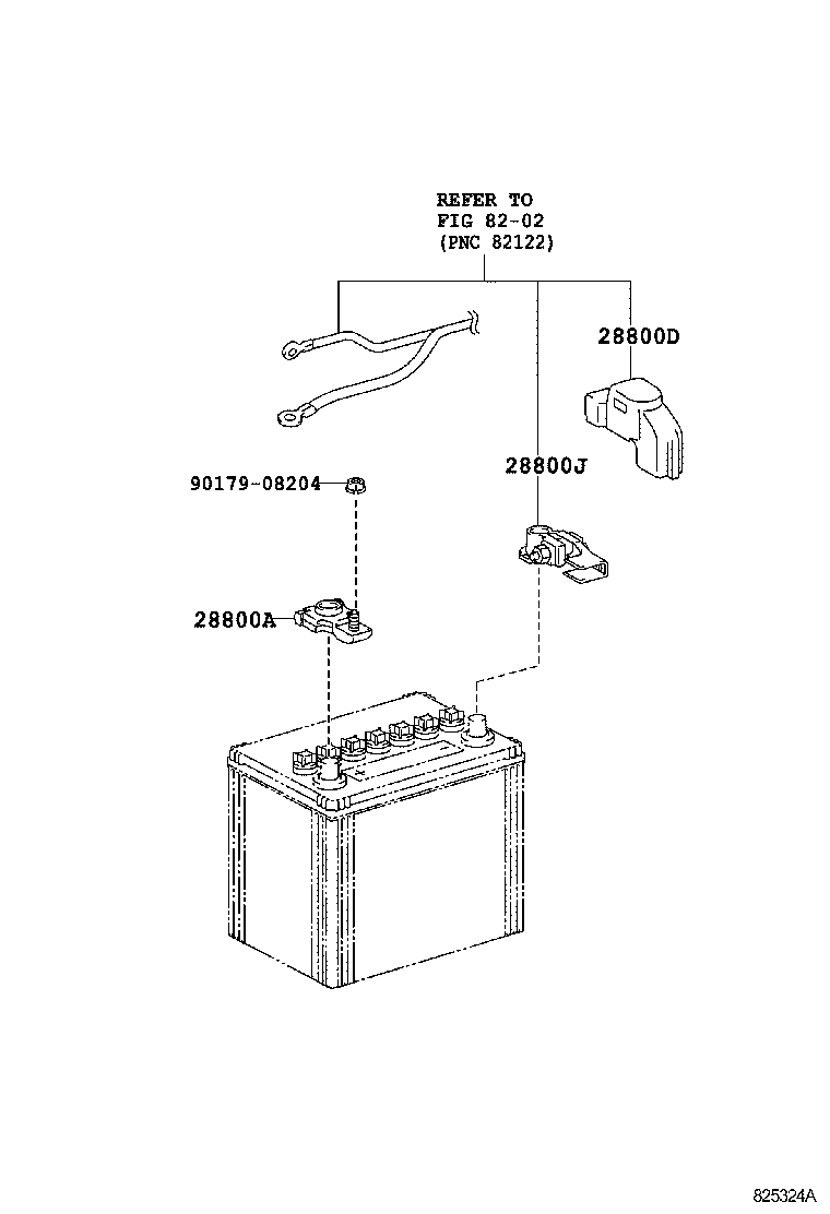 28897-78040 PLATE, BATTERY CAUTION product image