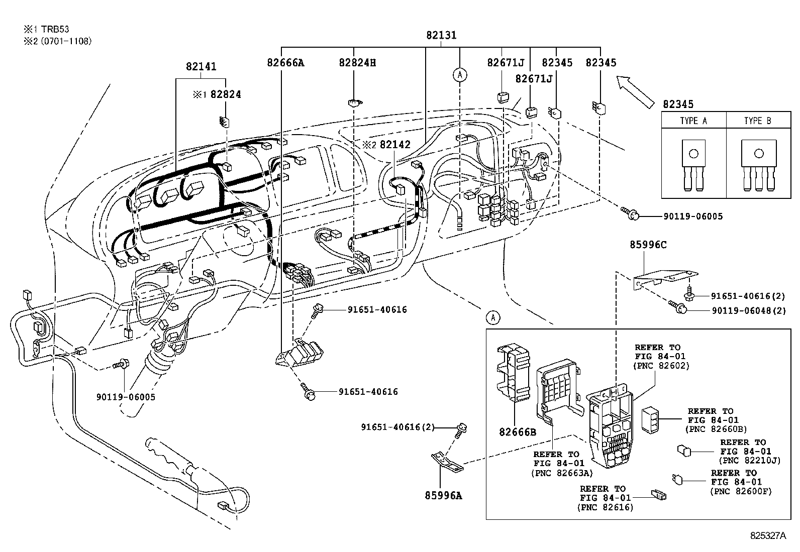 82122-36130 WIRE, ENGINE, NO.2 product image