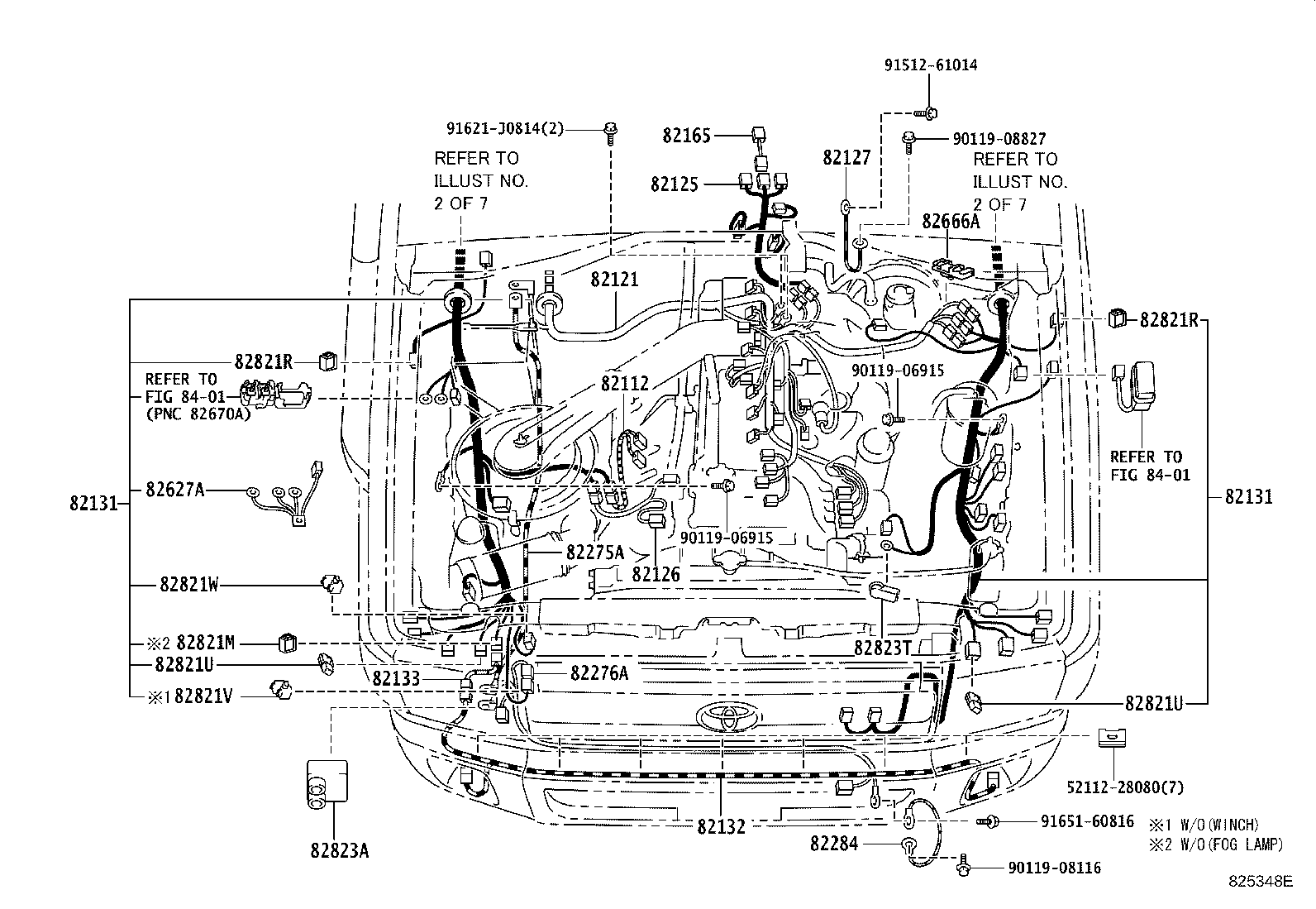 Toyota 82143-60350 WIRE, INSTRUMENT PANEL, NO.3