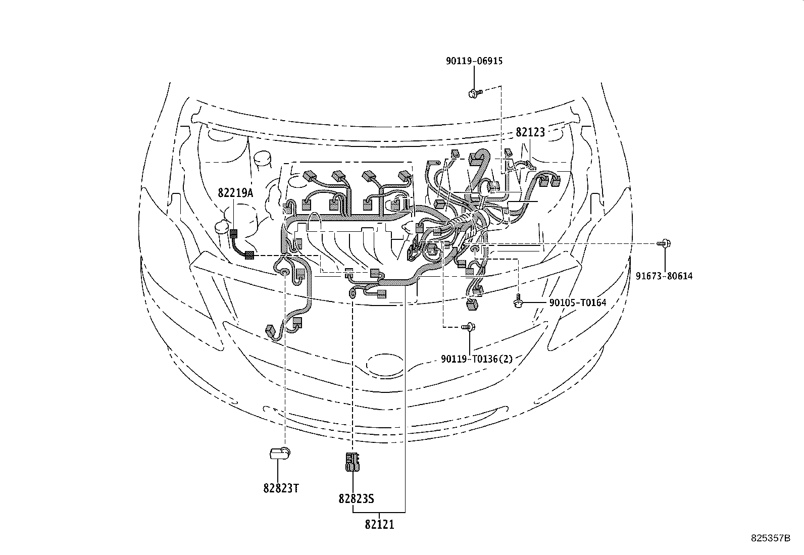 82151-0D800 WIRE, FRONT DOOR, RH product image