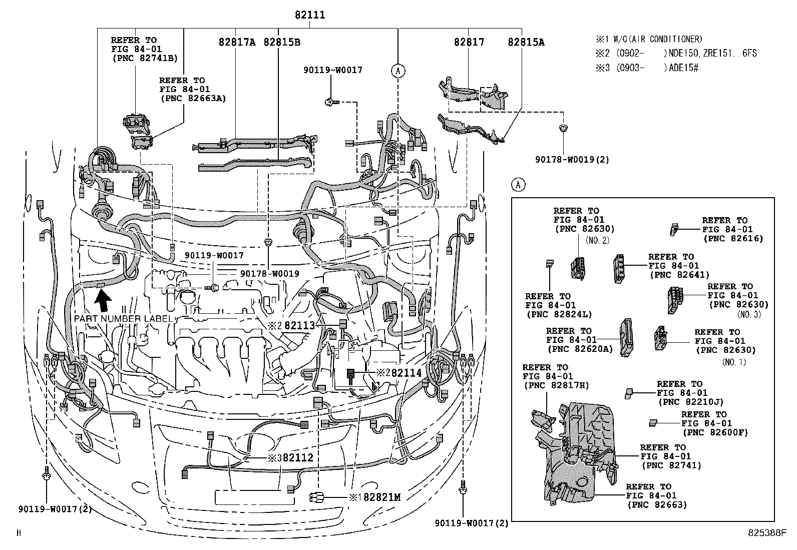 82817-47620 PROTECTOR, WIRING HARNESS, NO.1 product image