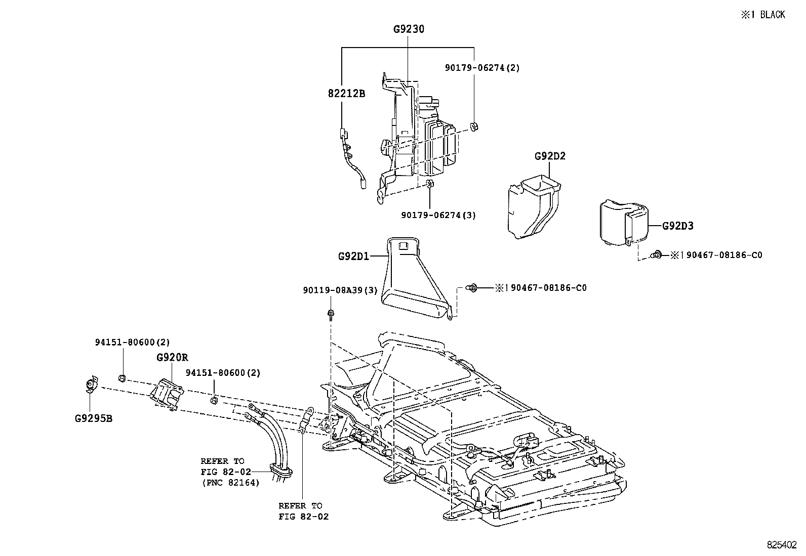 Toyota 89892-50010 SENSOR, BATTERY VOLTAGE