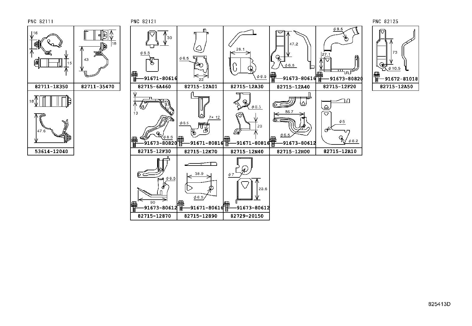 82151-12F40 WIRE, FRONT DOOR, RH product image