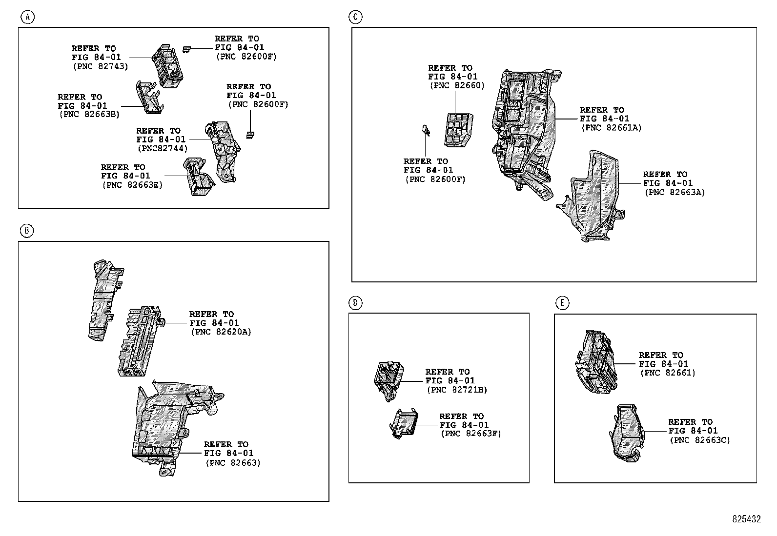 82666-60310 HOLDER, CONNECTOR NO.19 product image