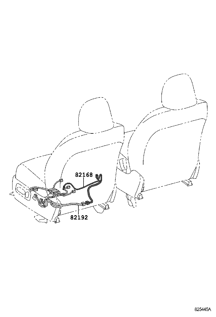 82151-02P00 WIRE, FRONT DOOR, RH product image