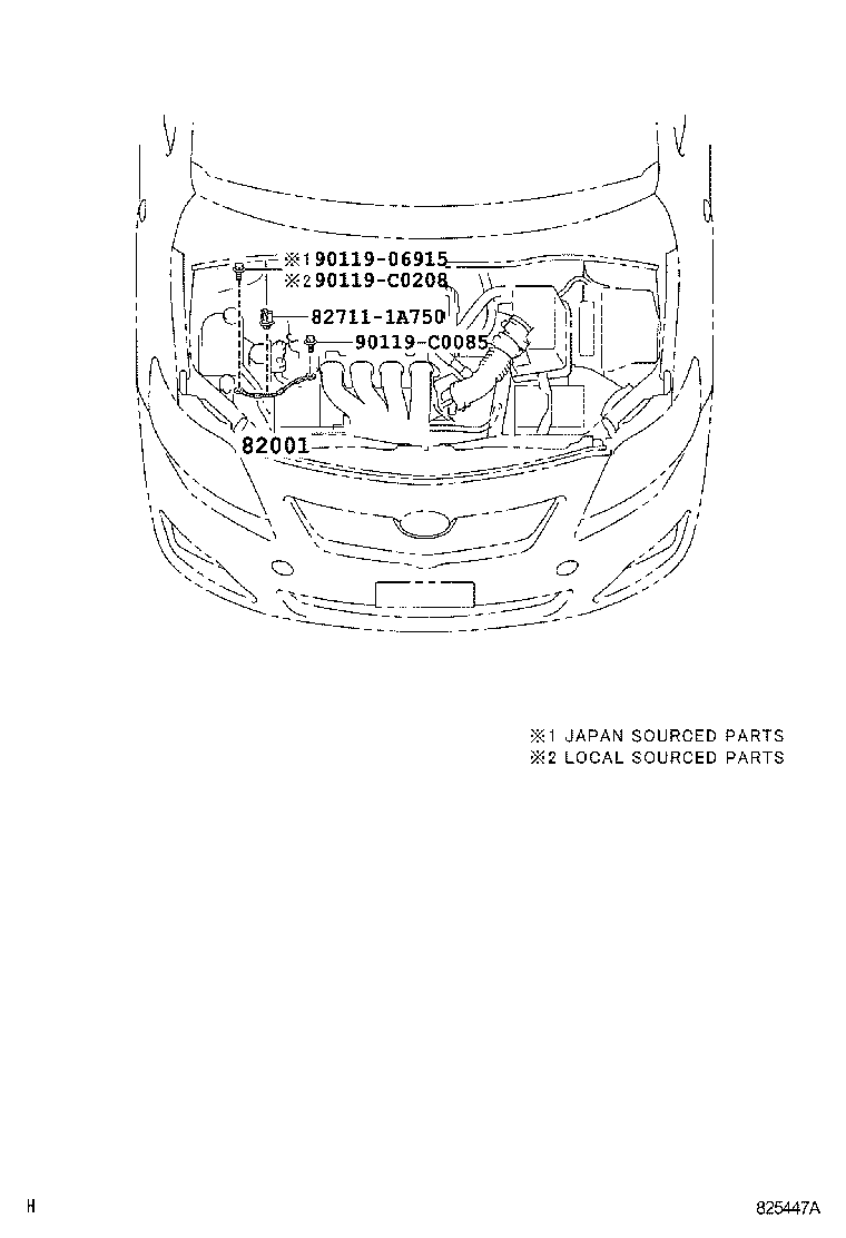 82151-02P00 WIRE, FRONT DOOR, RH product image