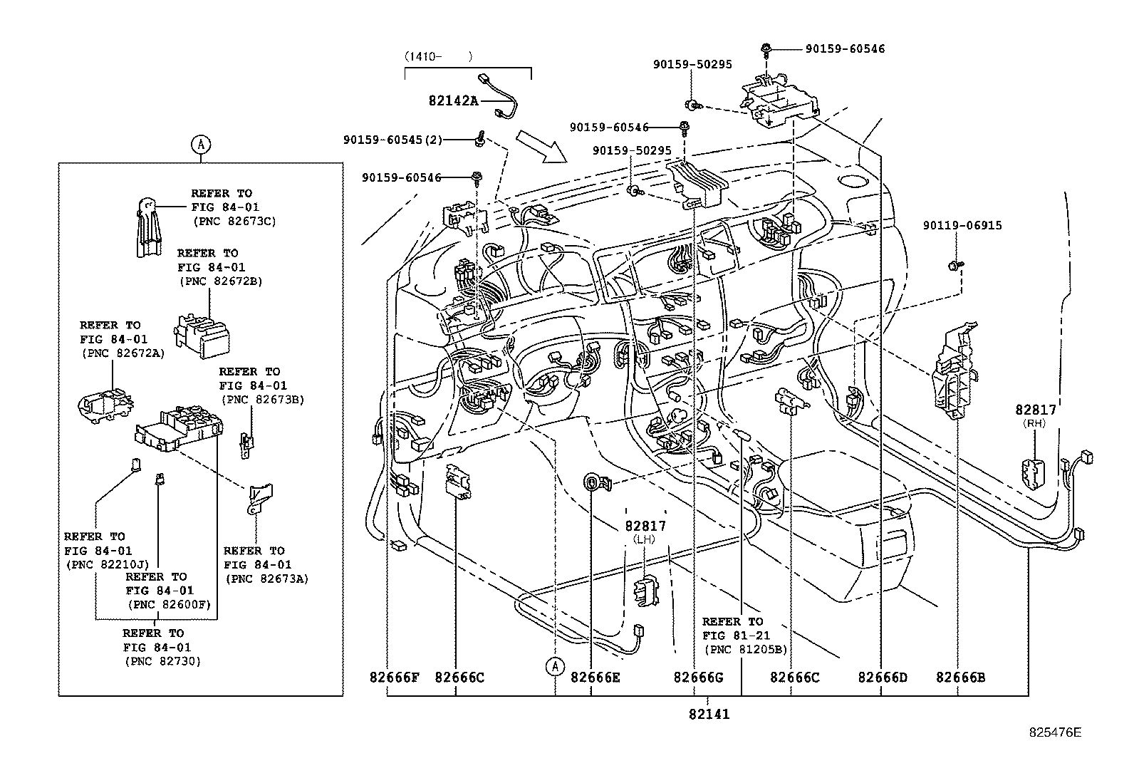 82124-02030 WIRE, ENGINE, NO.4 product image