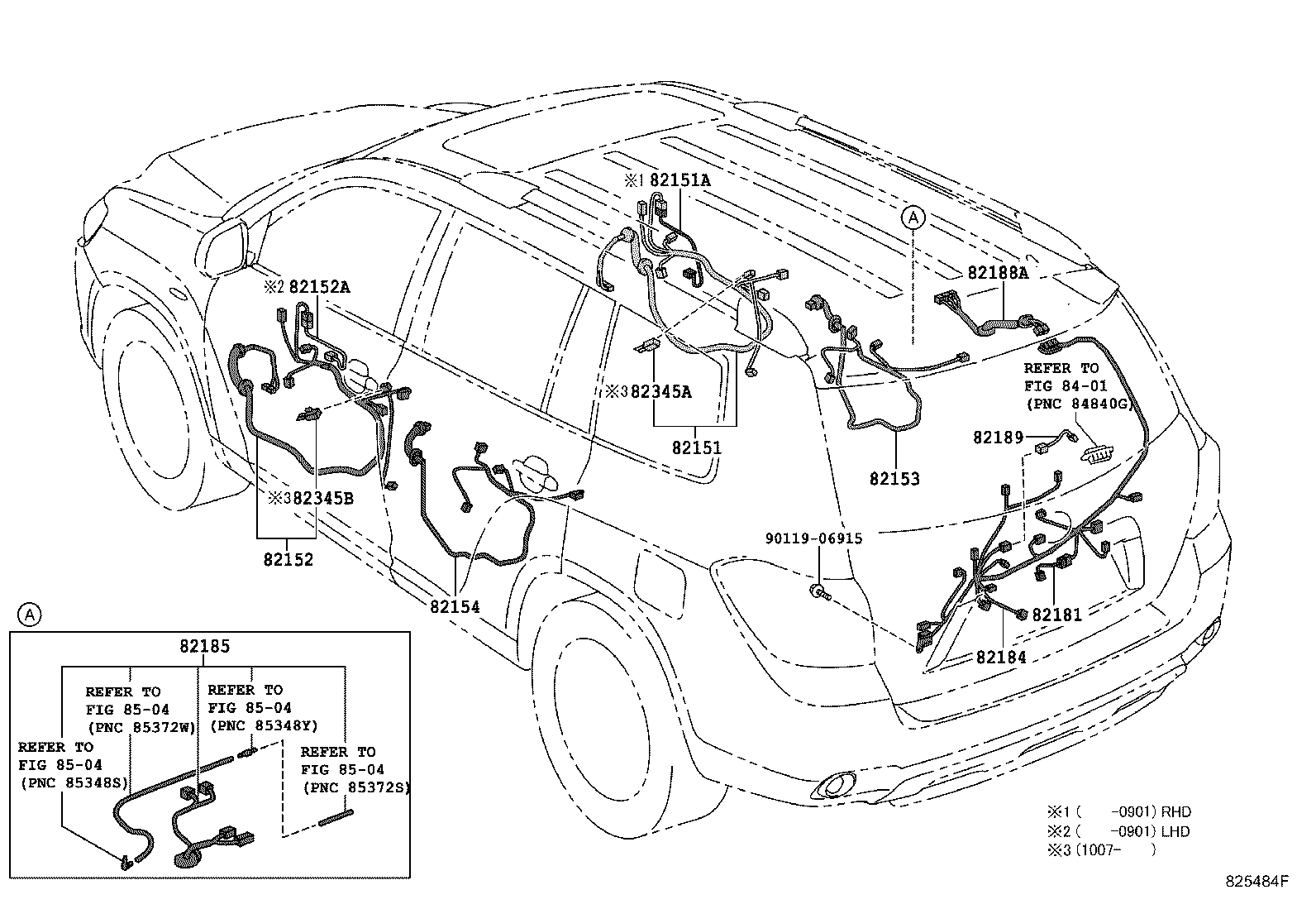 82817-48A90 PROTECTOR, WIRING HARNESS, NO.2 product image