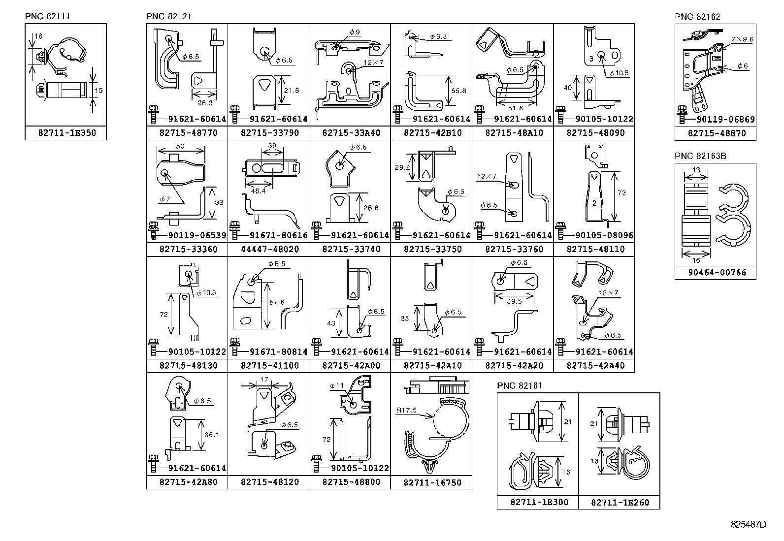 82817-48A90 PROTECTOR, WIRING HARNESS, NO.2 product image