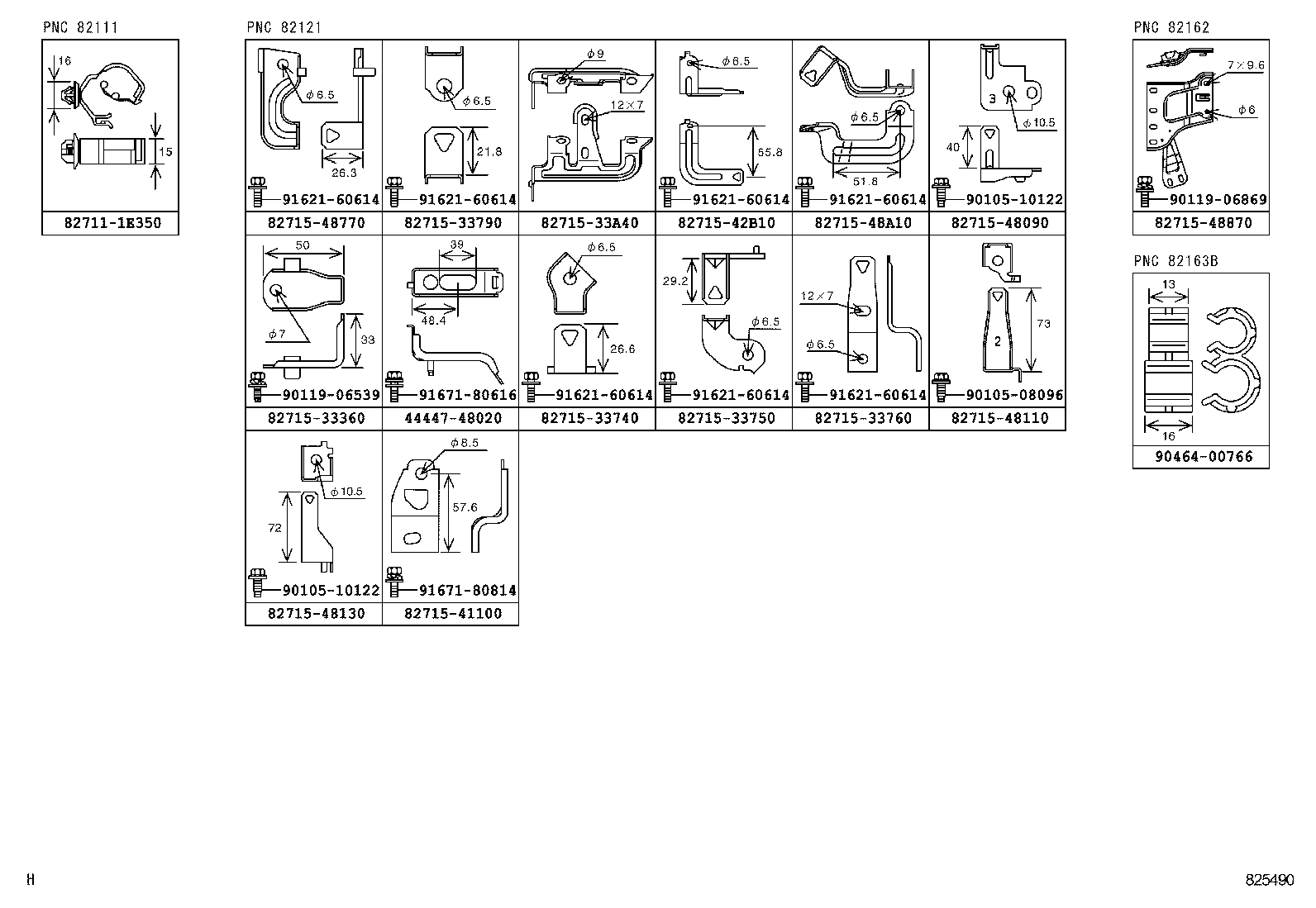 82191-48330 WIRE, FRONT SEAT, RH product image
