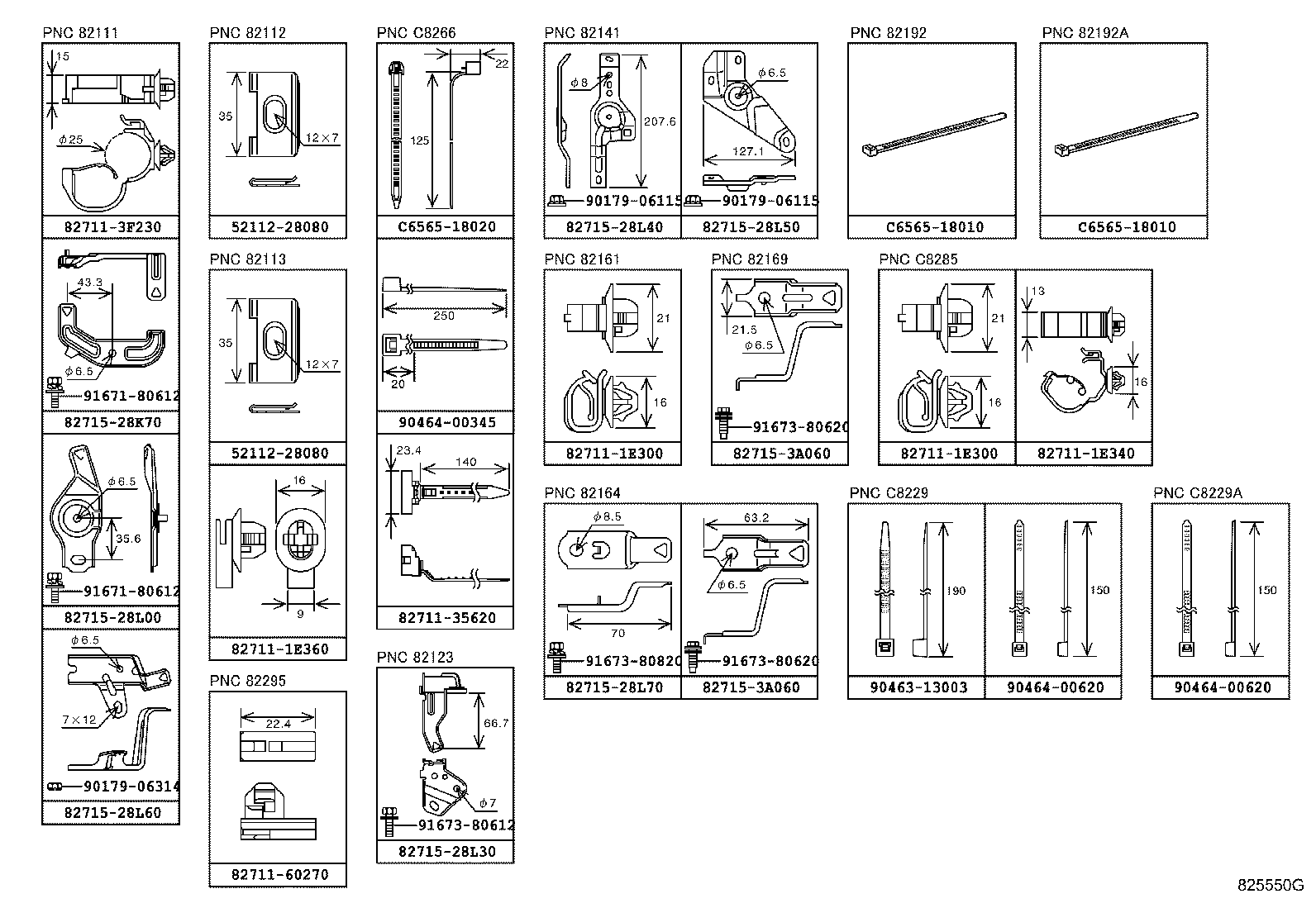 82142-28080 WIRE, INSTRUMENT PANEL, NO.2 product image