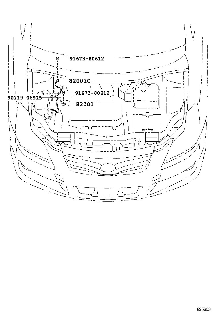 82121-12F70 WIRE, ENGINE product image