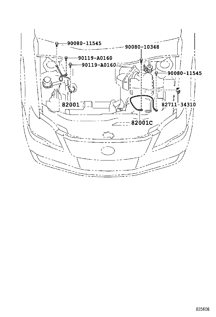82121-07250 WIRE, ENGINE product image