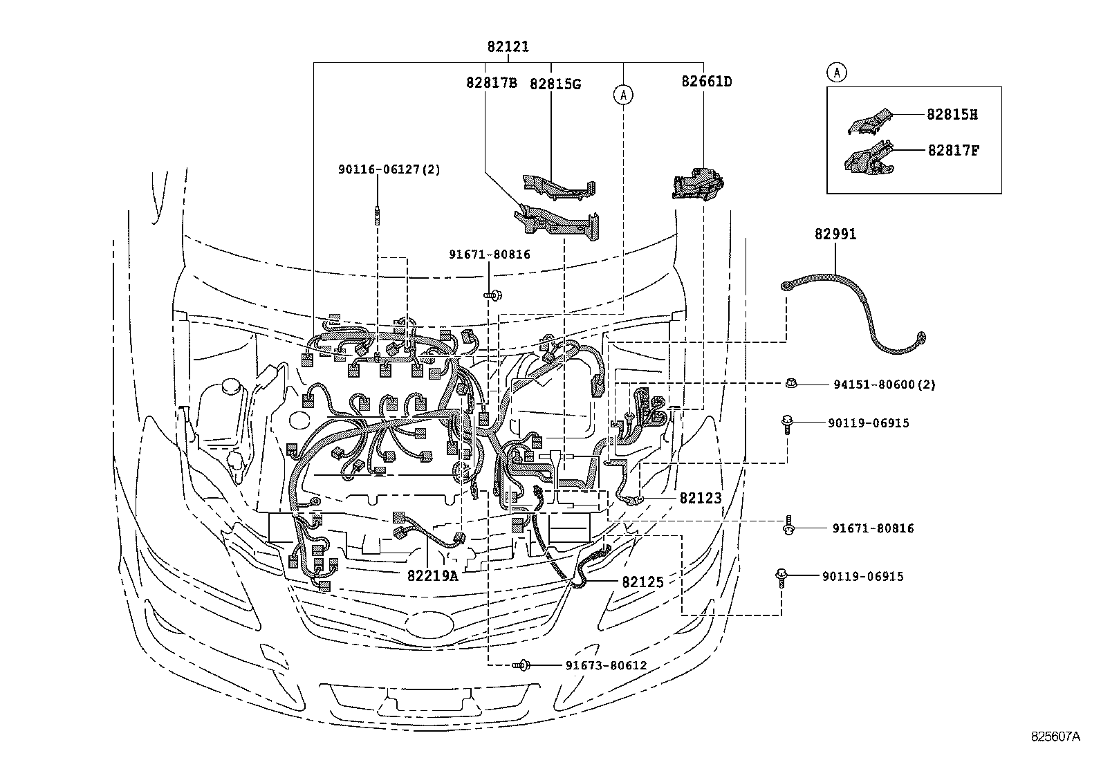 82121-12F70 WIRE, ENGINE product image
