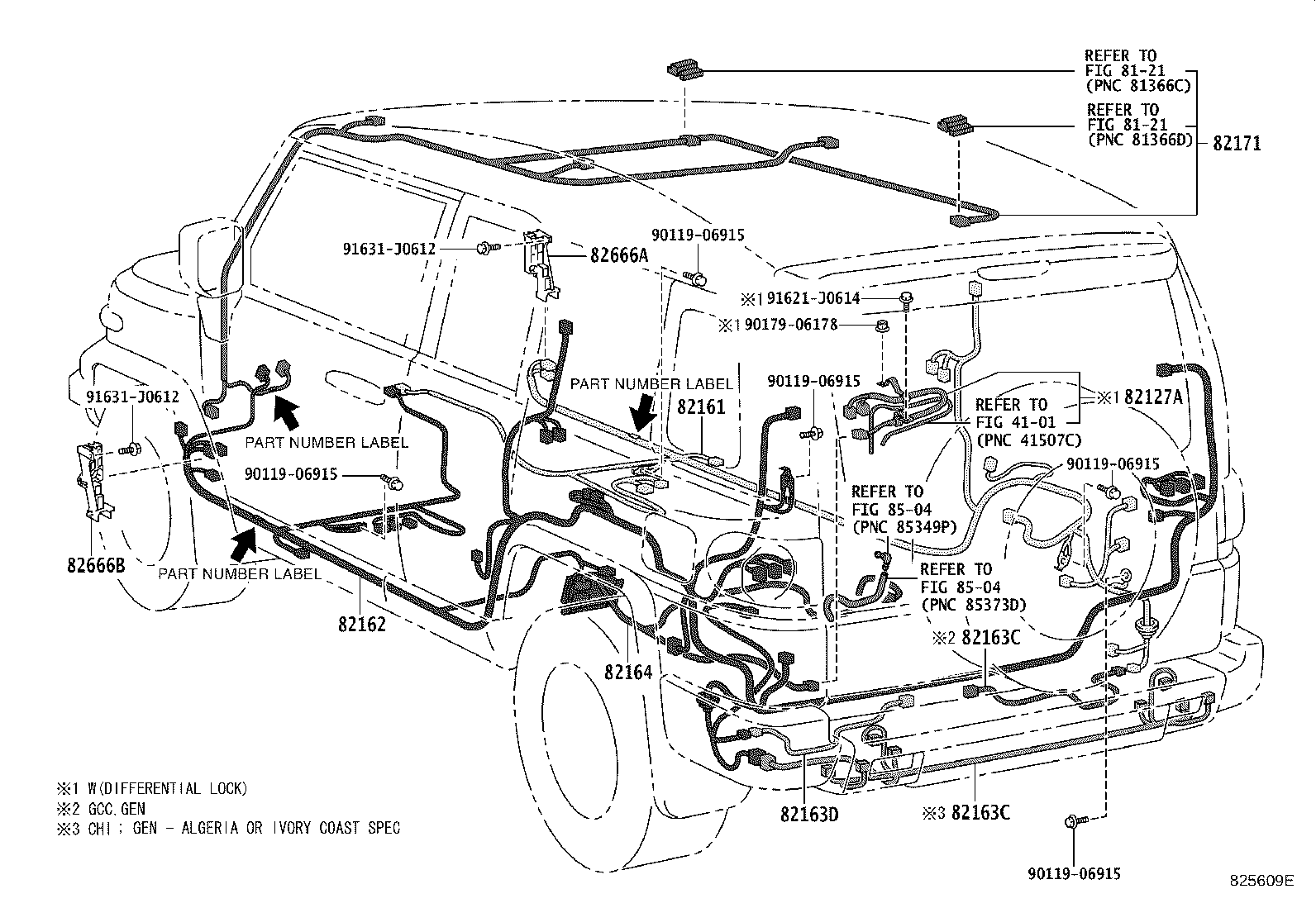 82142-35360 WIRE, INSTRUMENT PANEL, NO.2 product image
