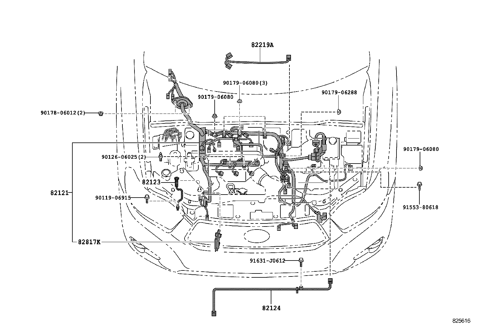 82191-48330 WIRE, FRONT SEAT, RH product image