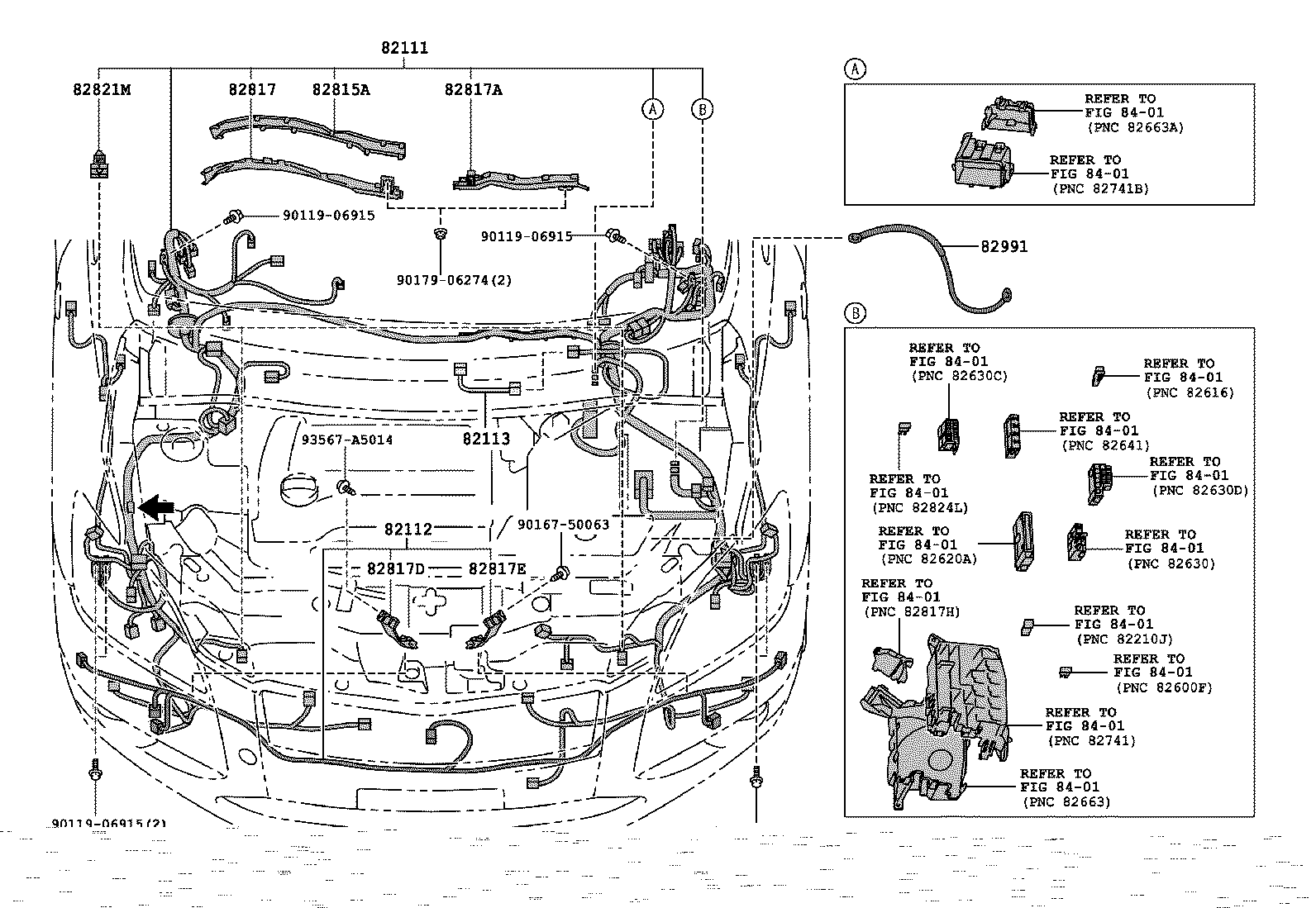 82817-72070 PROTECTOR, WIRING HARNESS, NO.6 product image