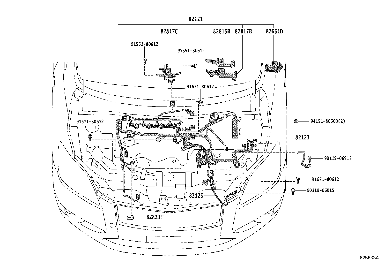 82817-72070 PROTECTOR, WIRING HARNESS, NO.6 product image