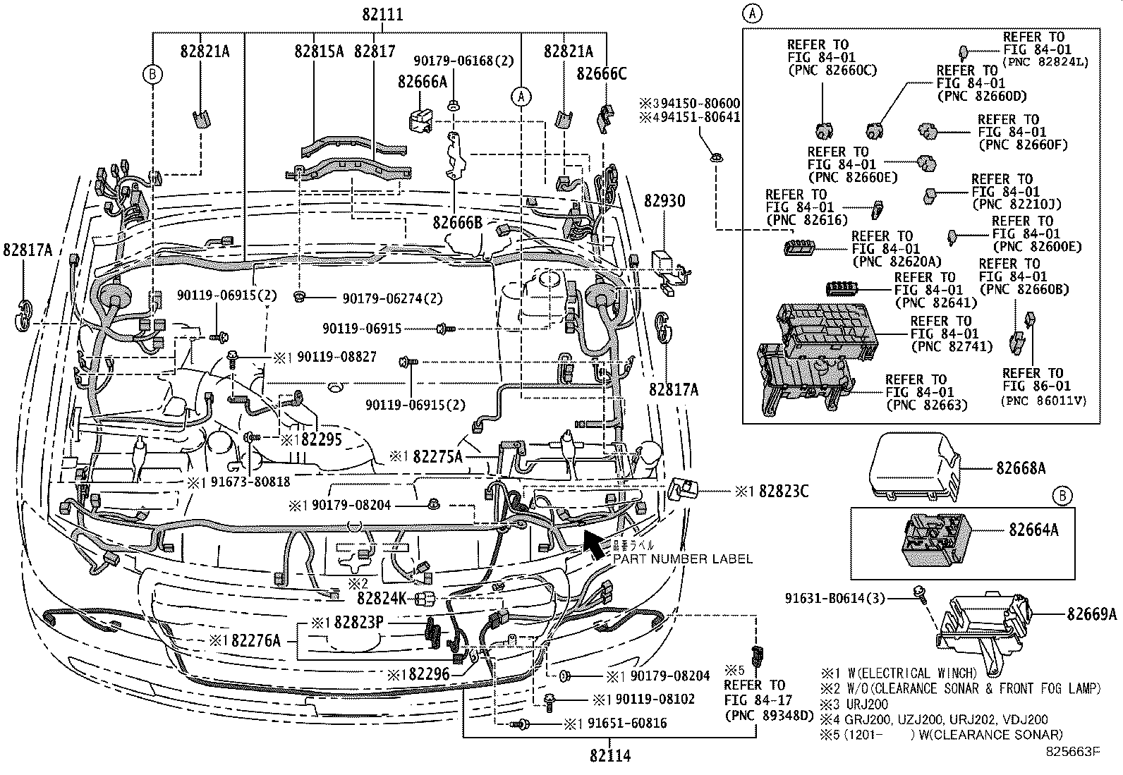 82142-60212 WIRE, INSTRUMENT PANEL, NO.2 product image