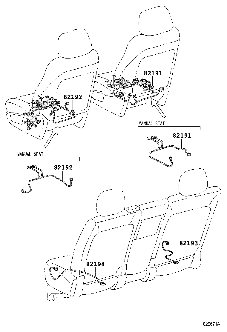 82817-60T30 PROTECTOR, WIRING HARNESS, NO.10 product image