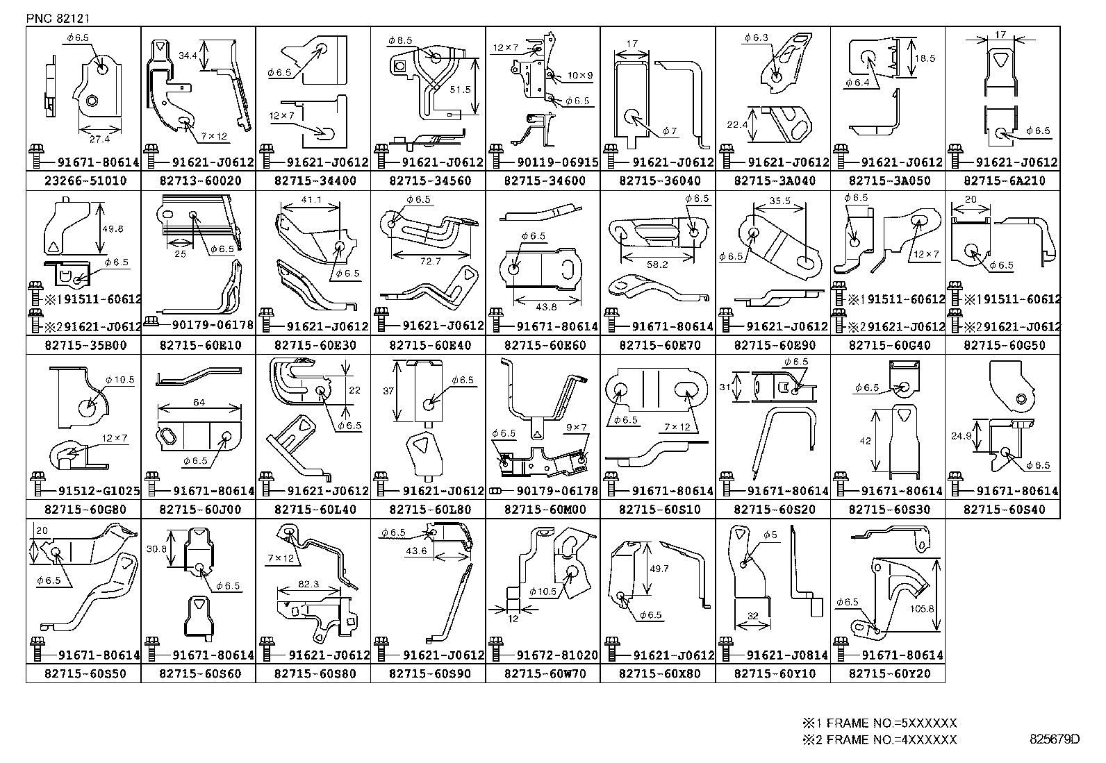 82817-60T30 PROTECTOR, WIRING HARNESS, NO.10 product image