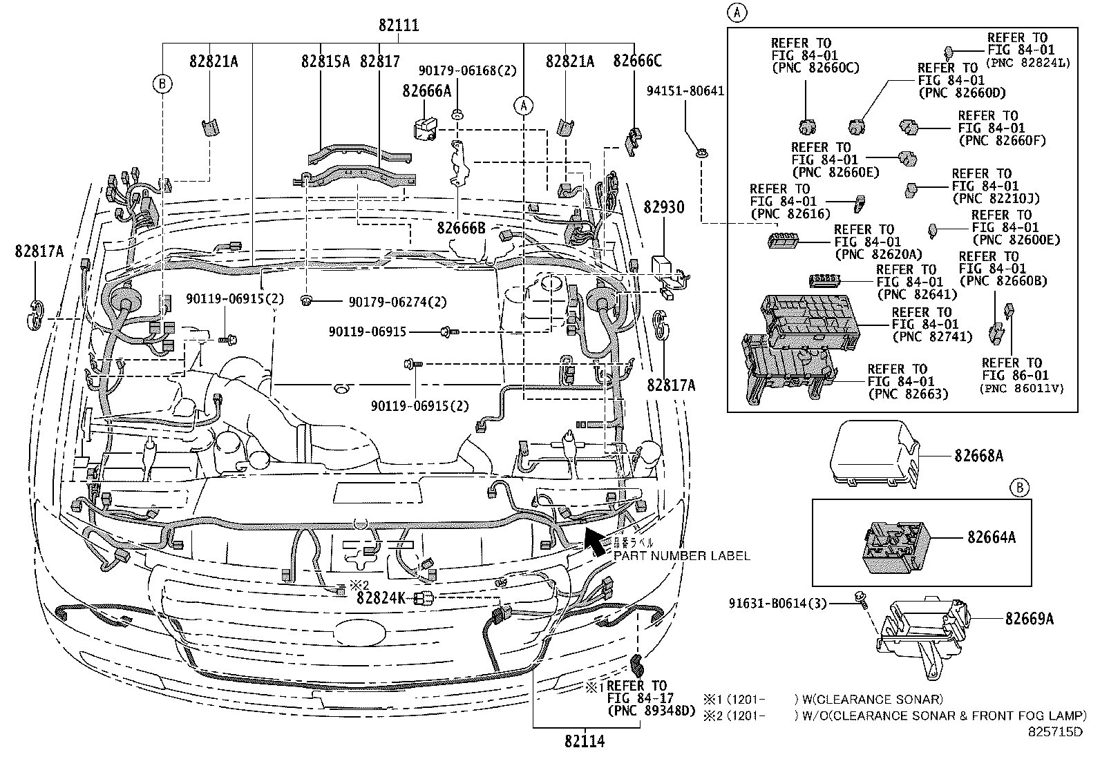 82817-60T30 PROTECTOR, WIRING HARNESS, NO.10 product image