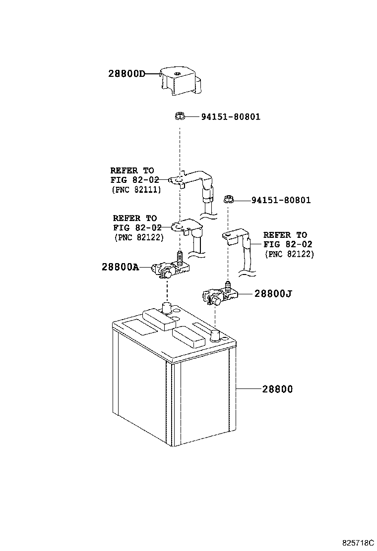 Toyota 82821-60200 COVER, CONNECTOR(FOR BATTERY TERMINAL)