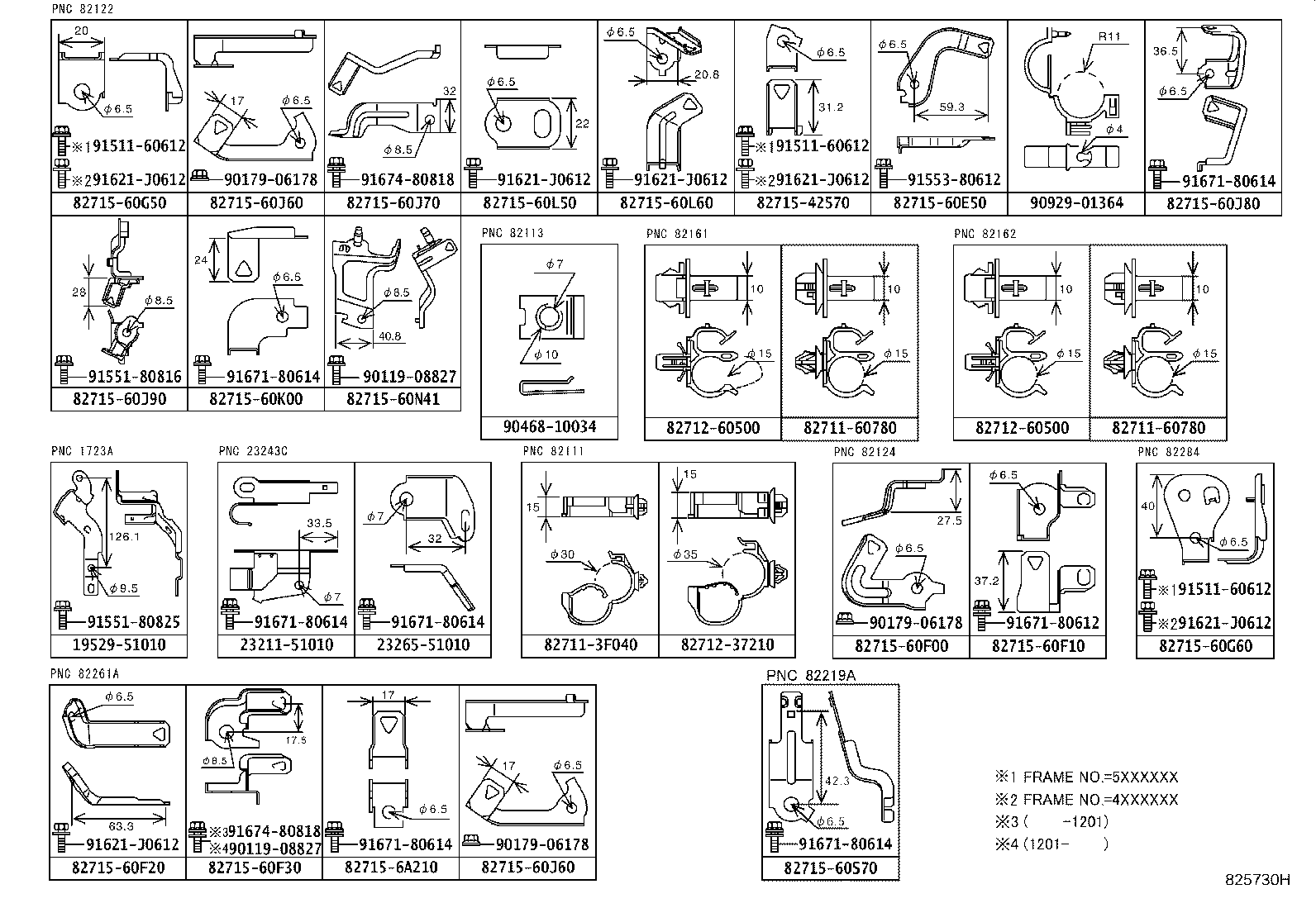 82817-60T30 PROTECTOR, WIRING HARNESS, NO.10 product image