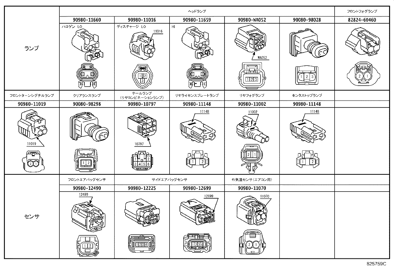 82142-12450 WIRE, INSTRUMENT PANEL, NO.2 product image