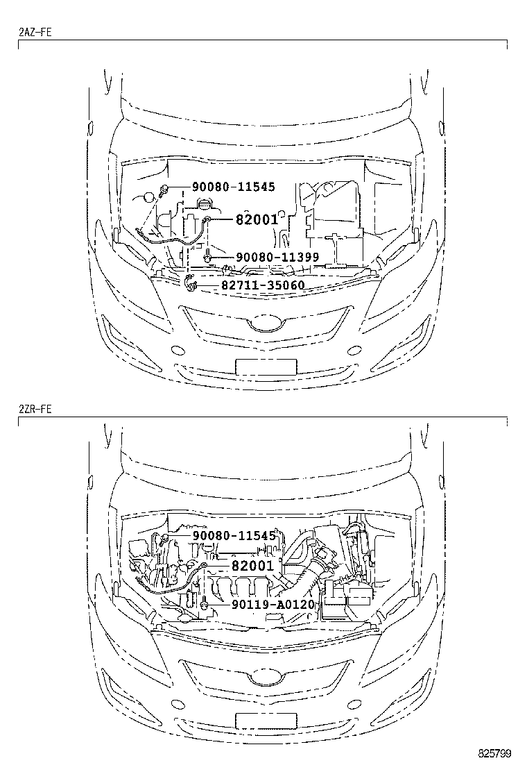 82192-02100 WIRE, FRONT SEAT, LH product image