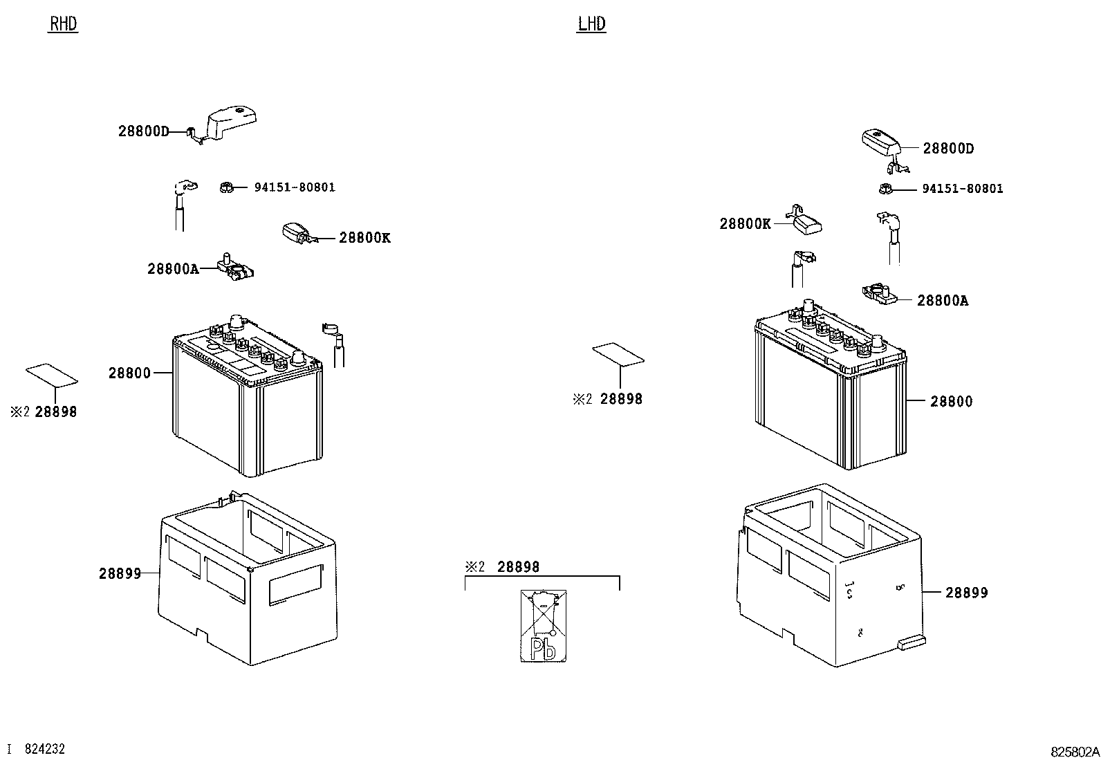28899-38070 INSULATOR, BATTERY product image