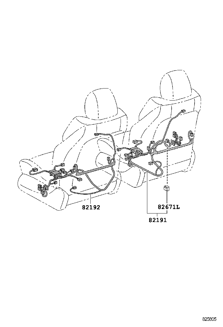 82817-30L40 PROTECTOR, WIRING HARNESS, NO.4 product image