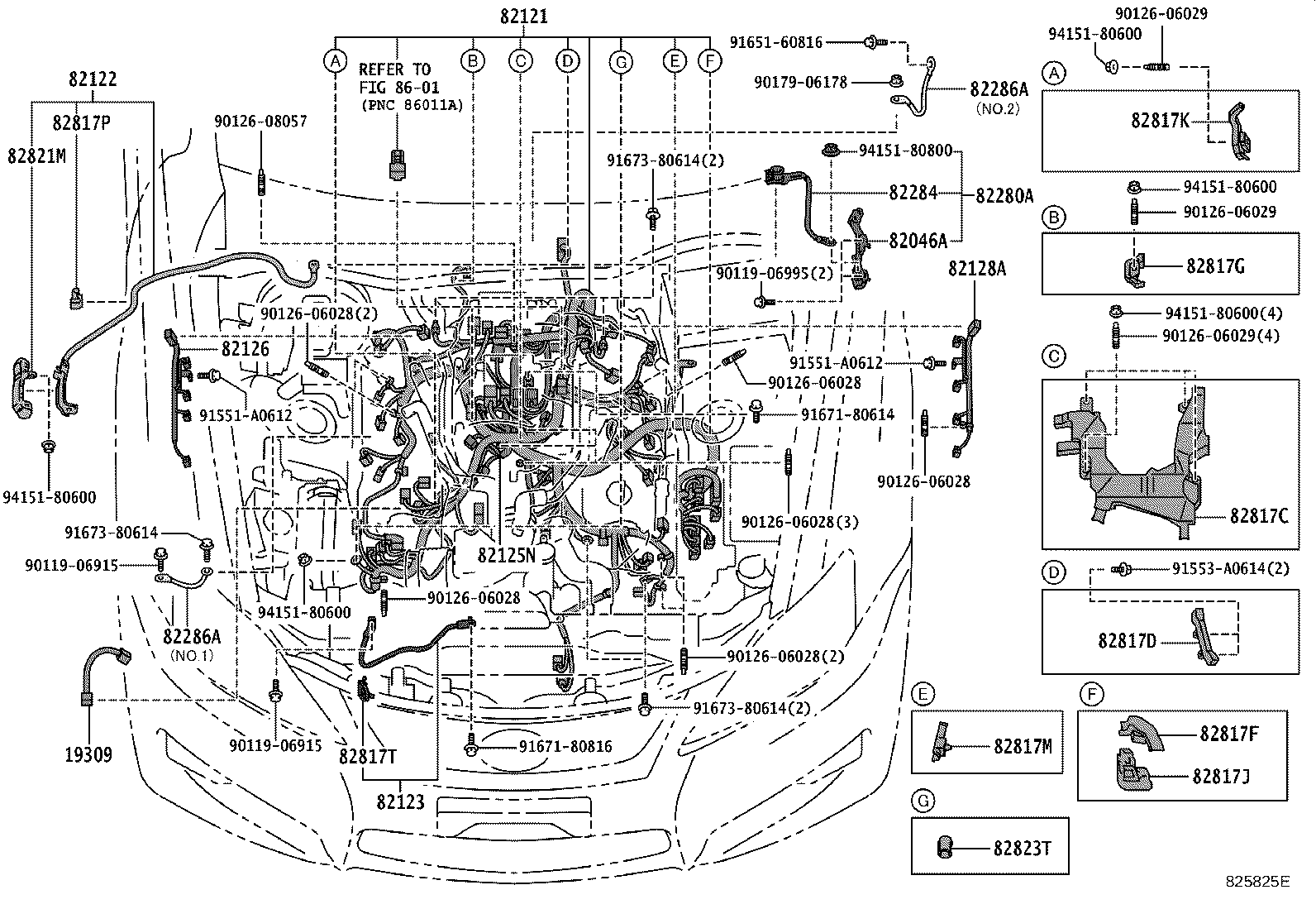 82817-30L40 PROTECTOR, WIRING HARNESS, NO.4 product image