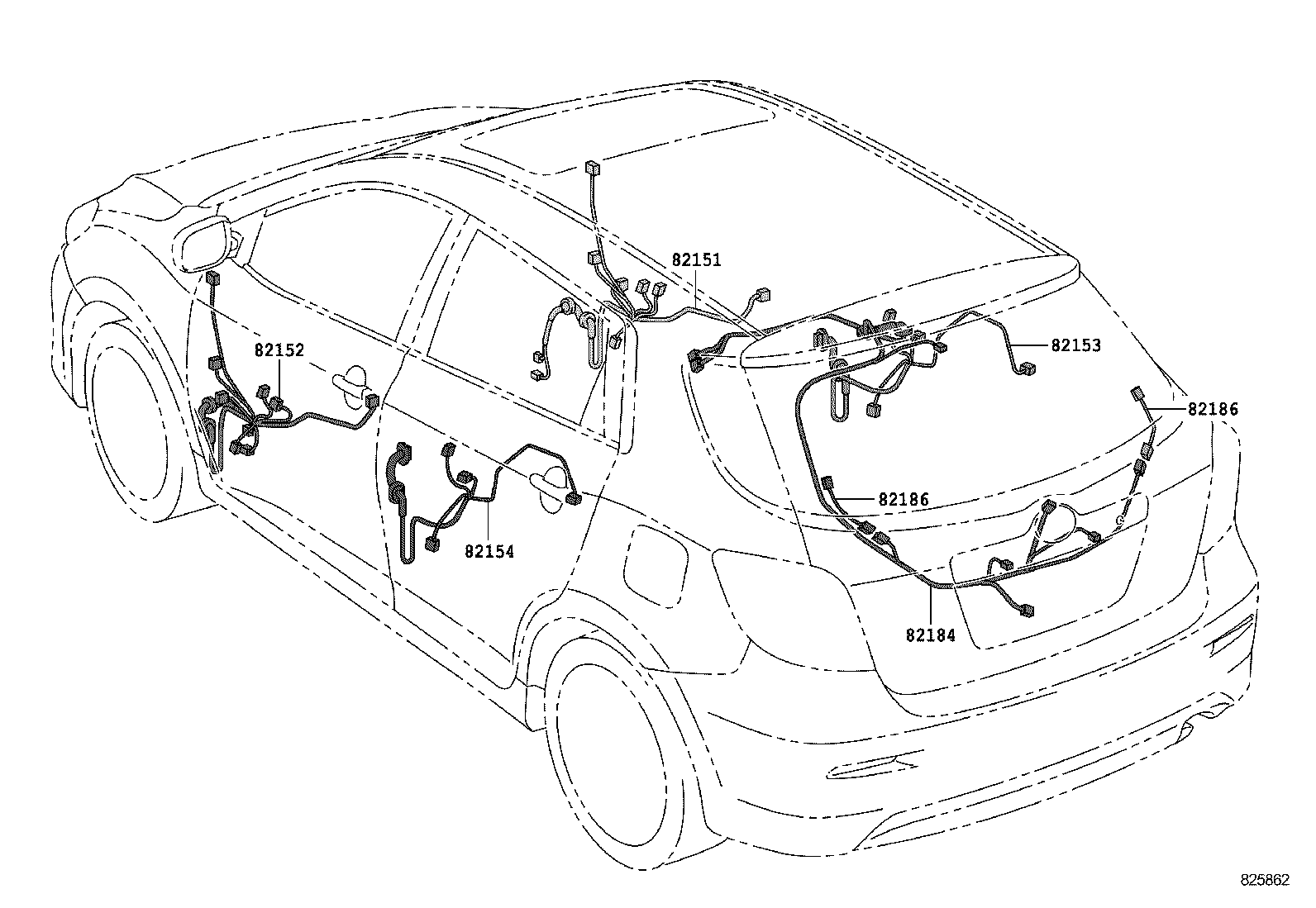 82817-02110 PROTECTOR, WIRING HARNESS, NO.3 product image