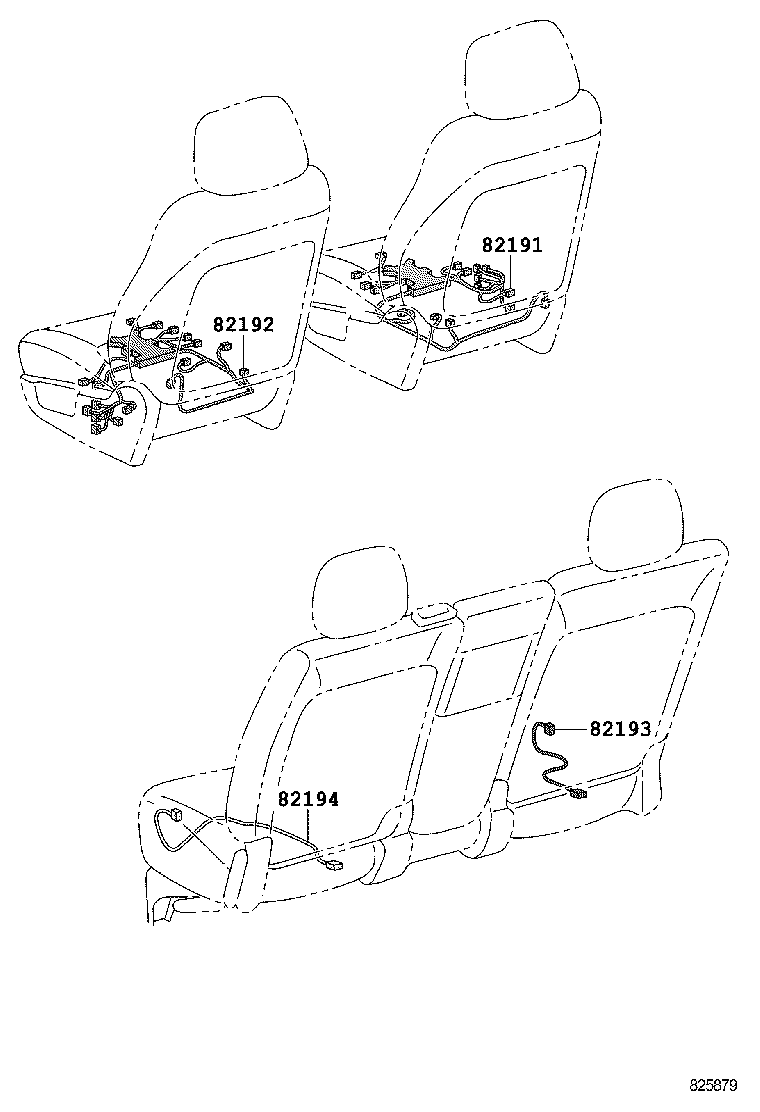 82122-0G040 WIRE, ENGINE, NO.2 product image
