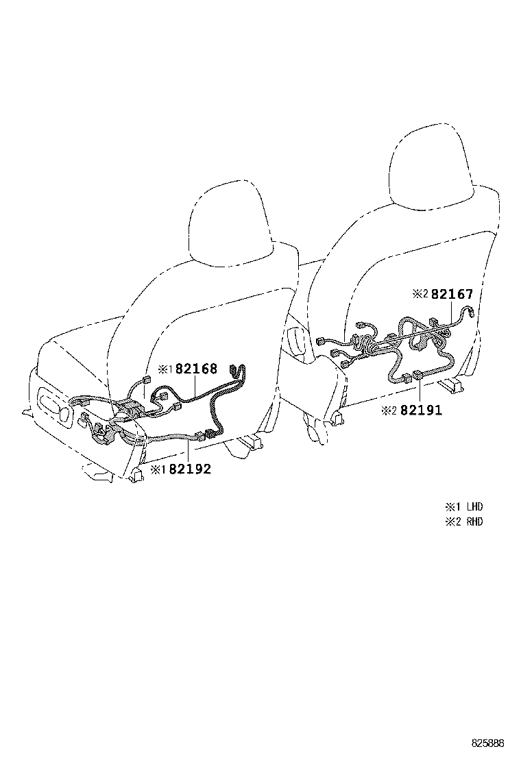 82142-02210 WIRE, INSTRUMENT PANEL, NO.2 product image