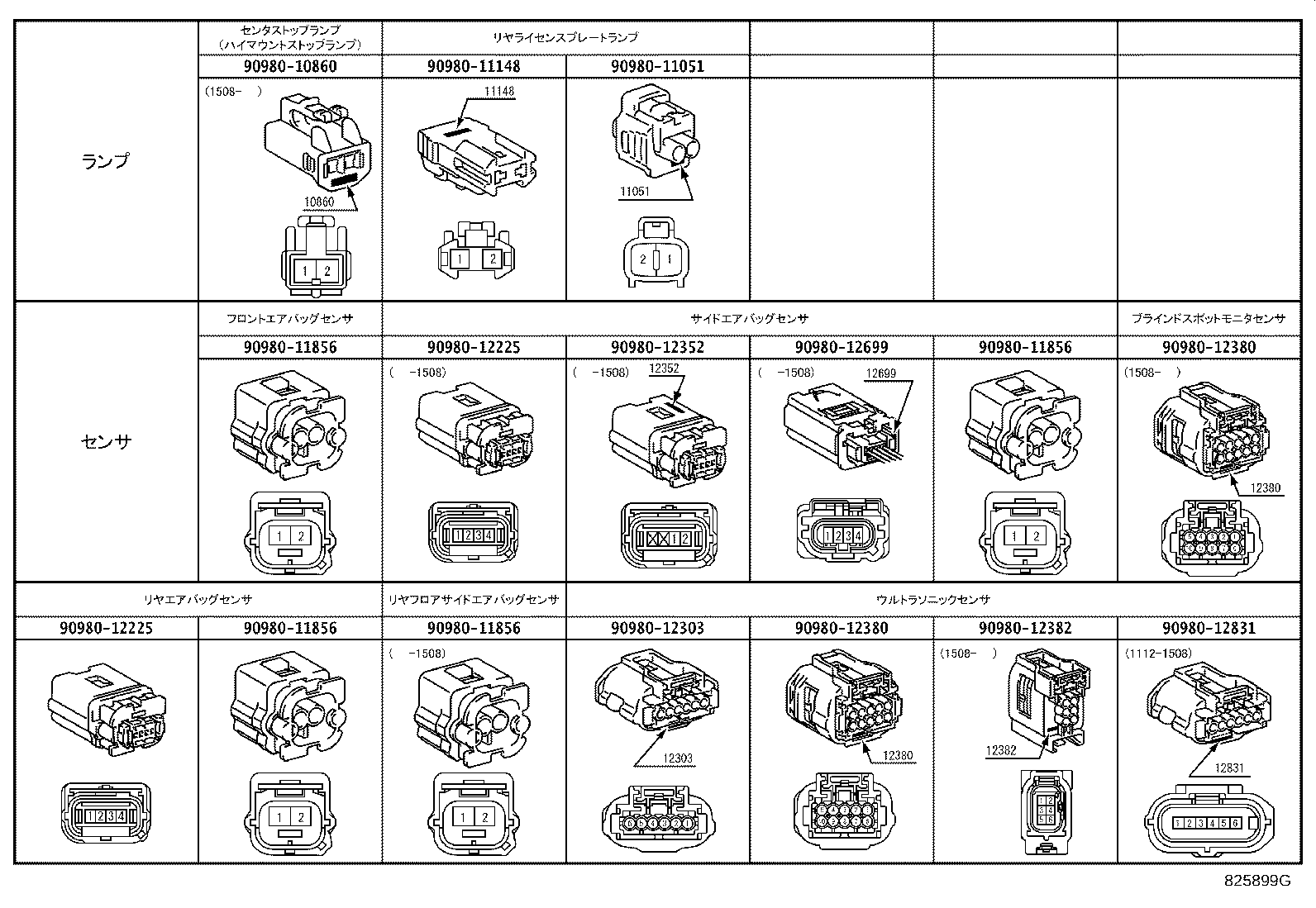 82142-60C80 WIRE, INSTRUMENT PANEL, NO.2 product image