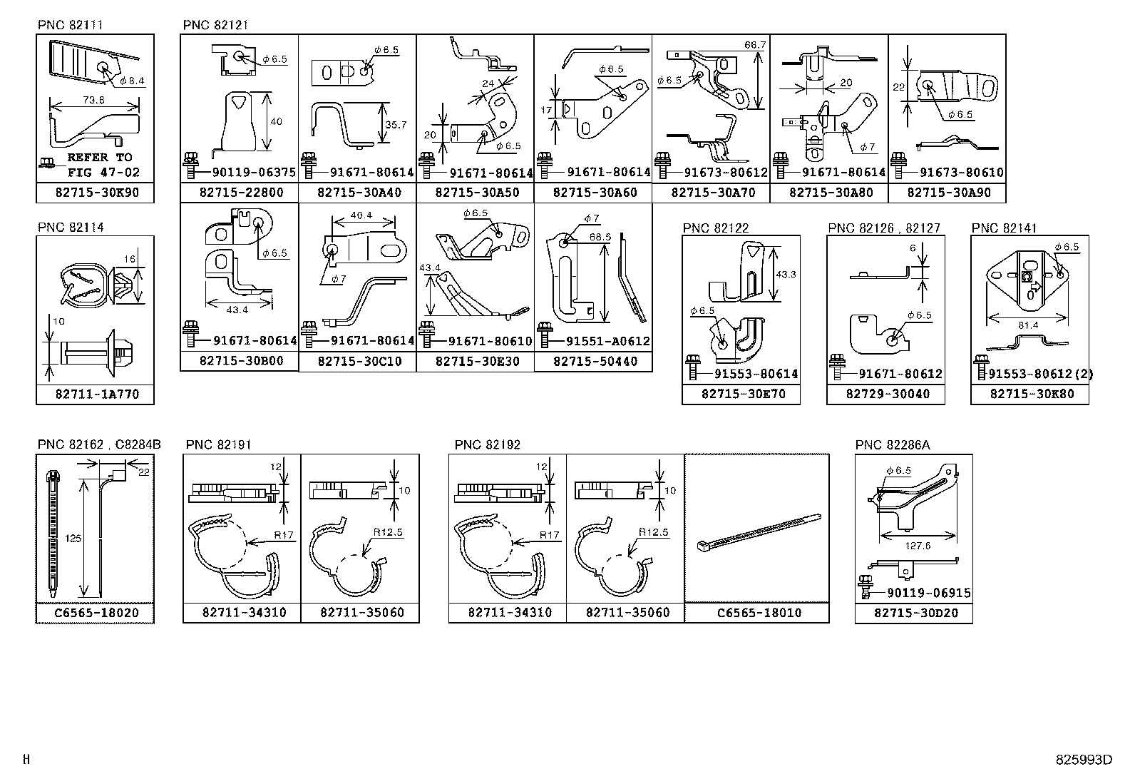 82817-30E90 PROTECTOR, WIRING HARNESS, NO.2 product image