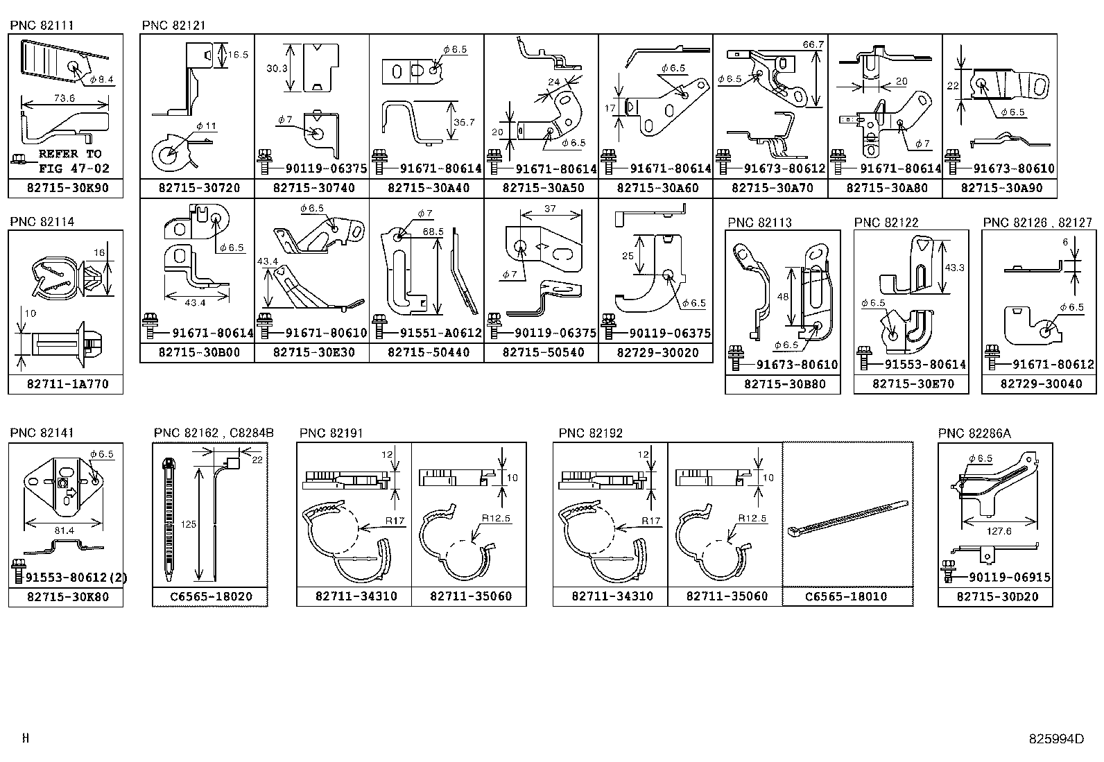 82817-30E90 PROTECTOR, WIRING HARNESS, NO.2 product image