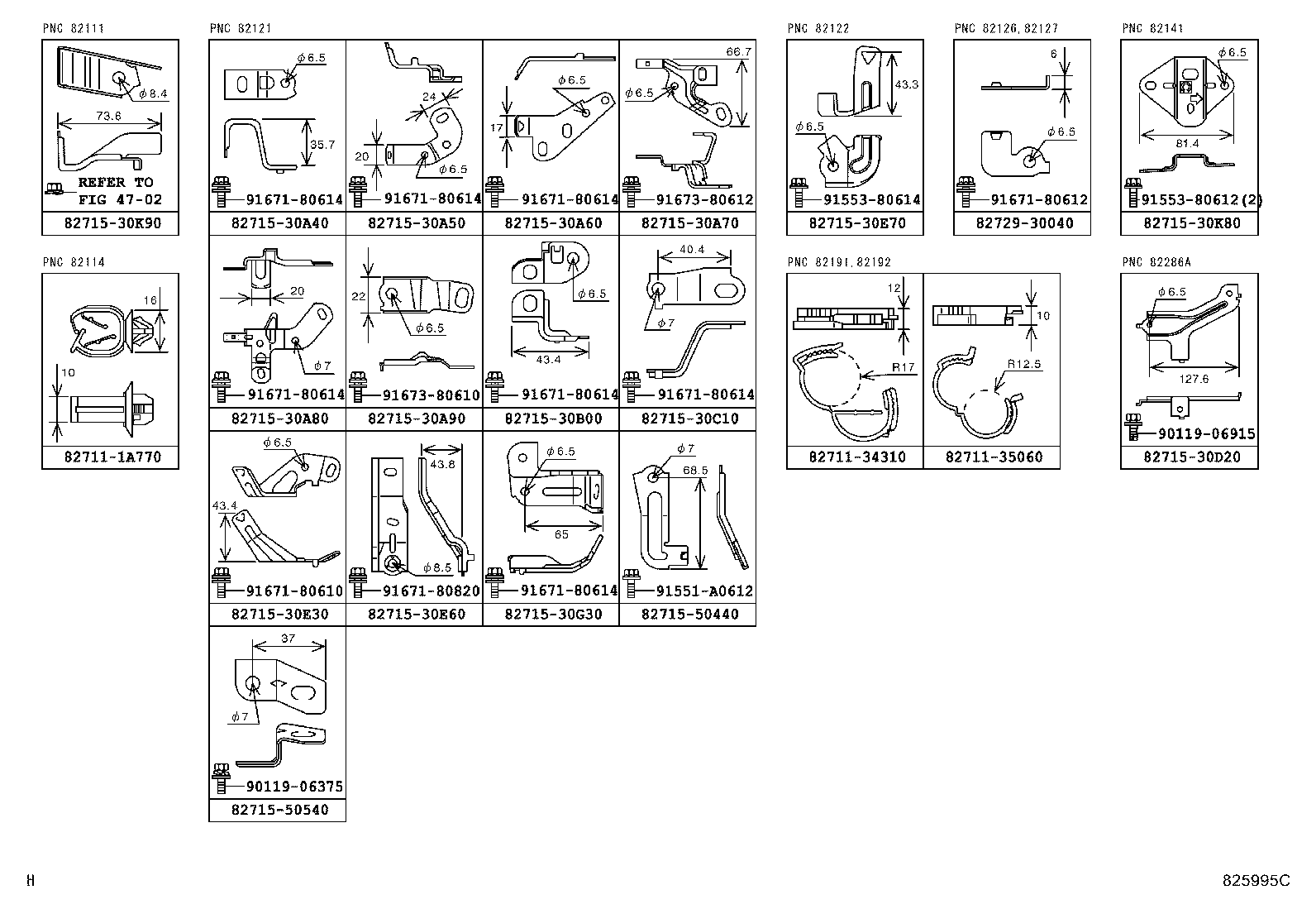82817-30E90 PROTECTOR, WIRING HARNESS, NO.2 product image