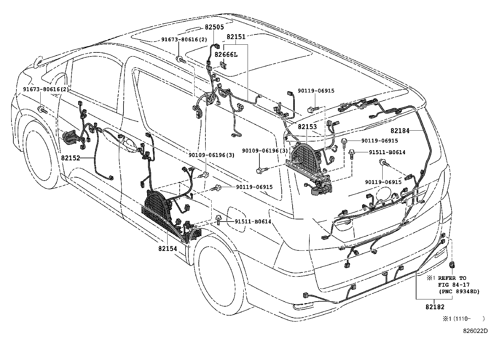 82817-58790 PROTECTOR, WIRING HARNESS, NO.1 product image