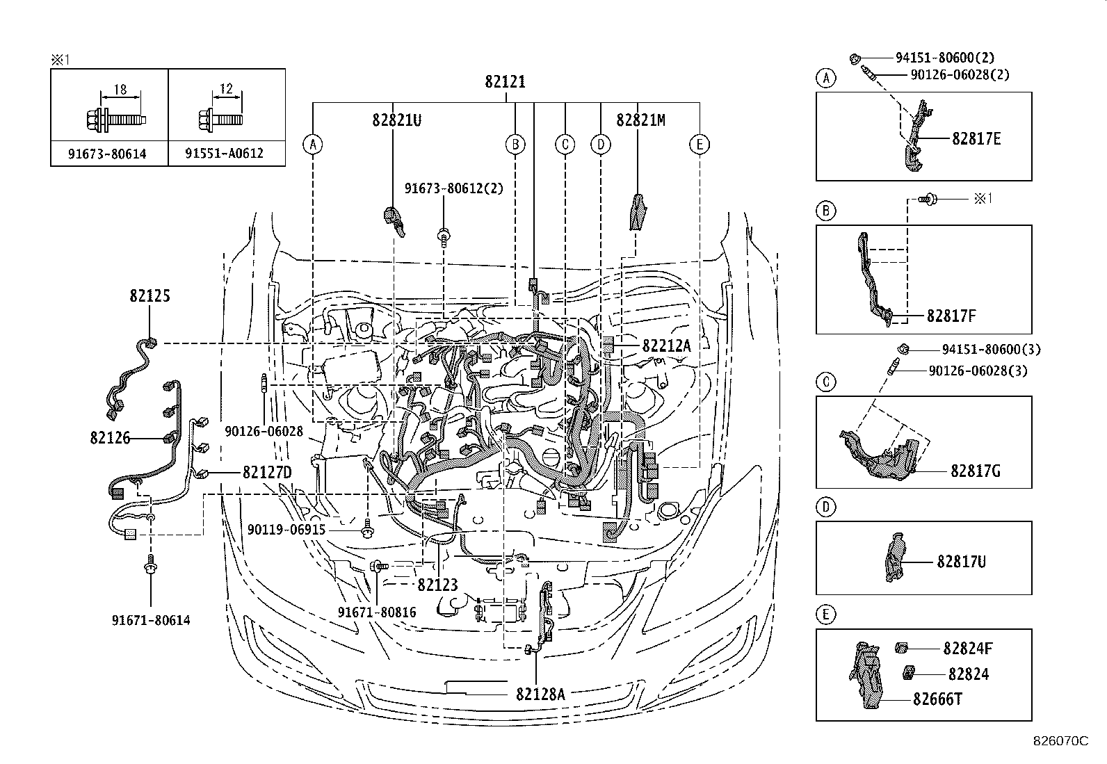 82817-30E90 PROTECTOR, WIRING HARNESS, NO.2 product image