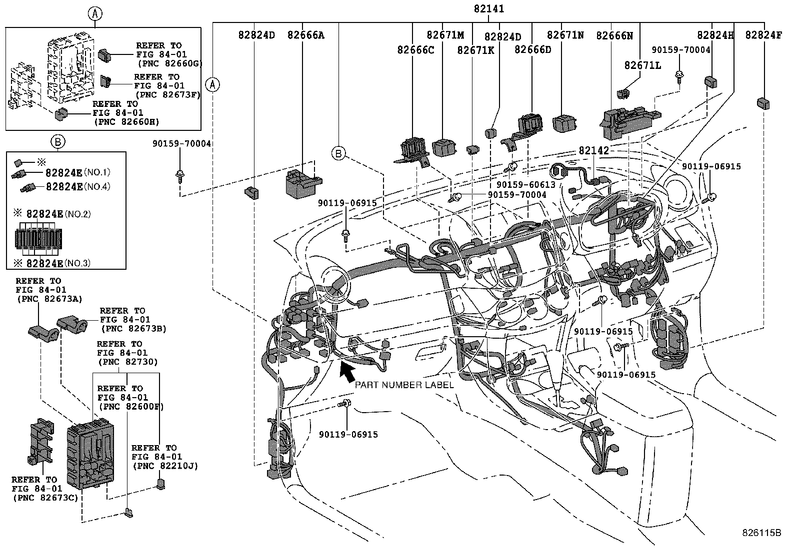 82817-42480 PROTECTOR, WIRING HARNESS, NO.1 product image