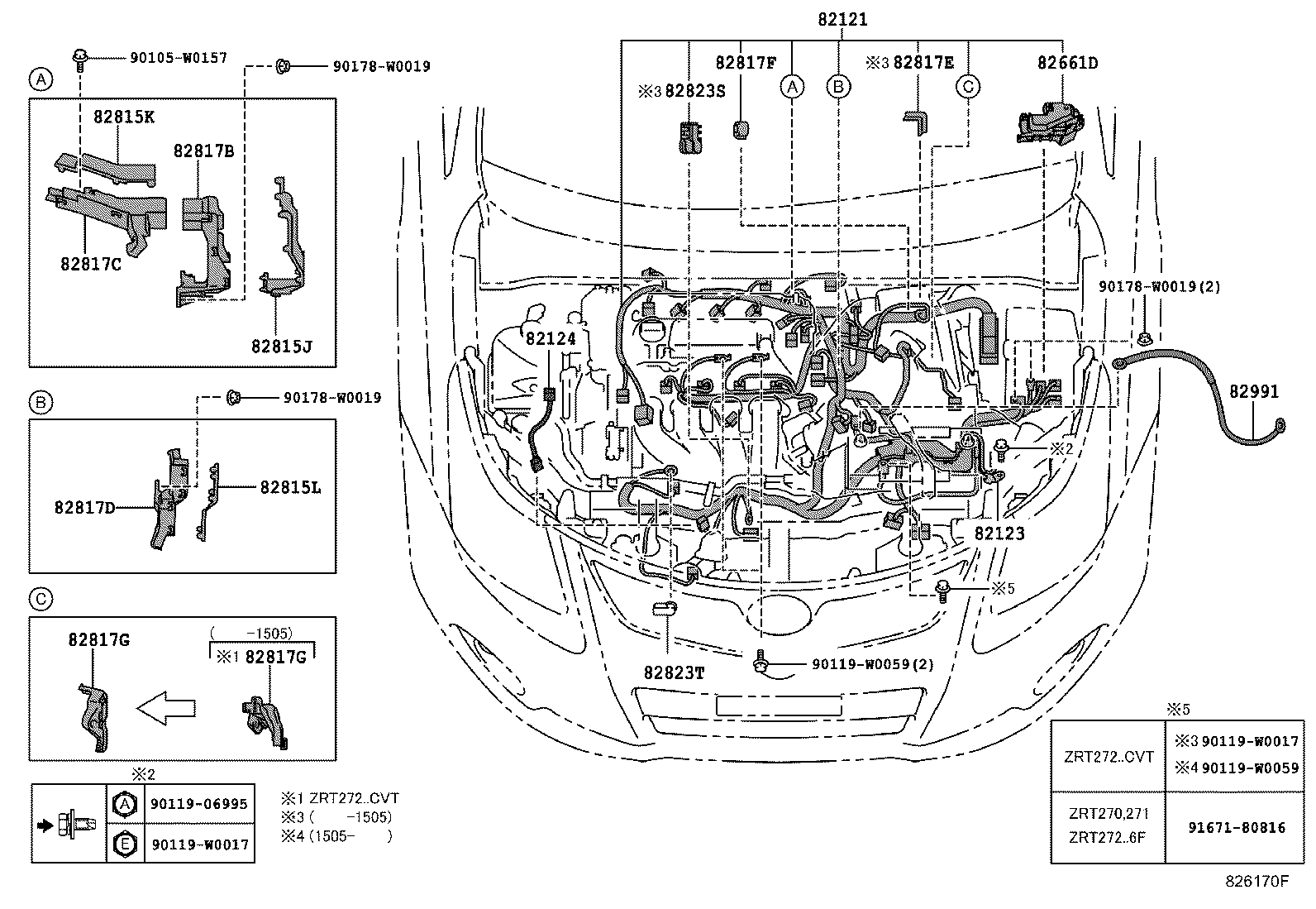 82121-05B71 WIRE, ENGINE product image